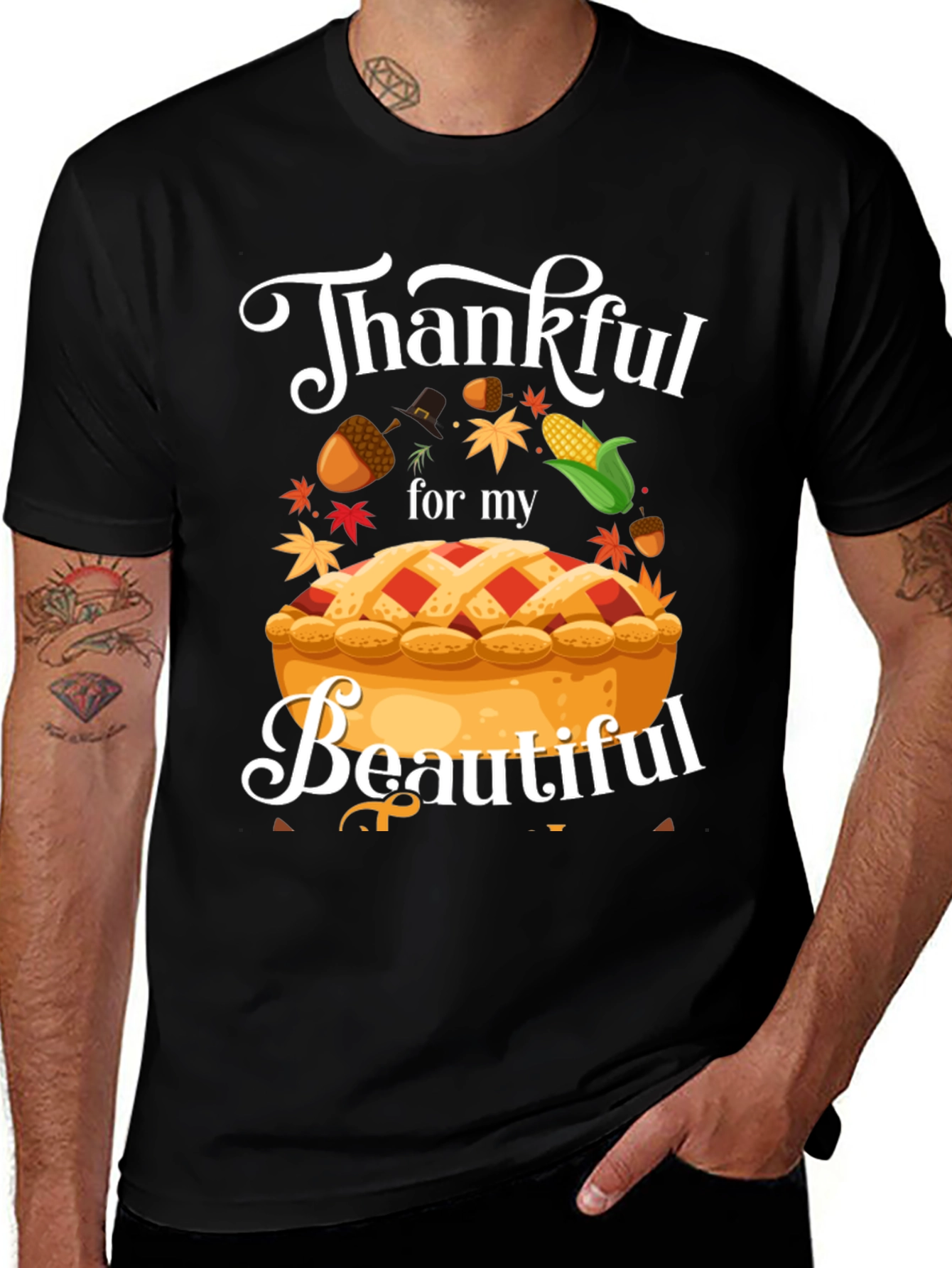 Thankful Pie Graphic T-Shirt