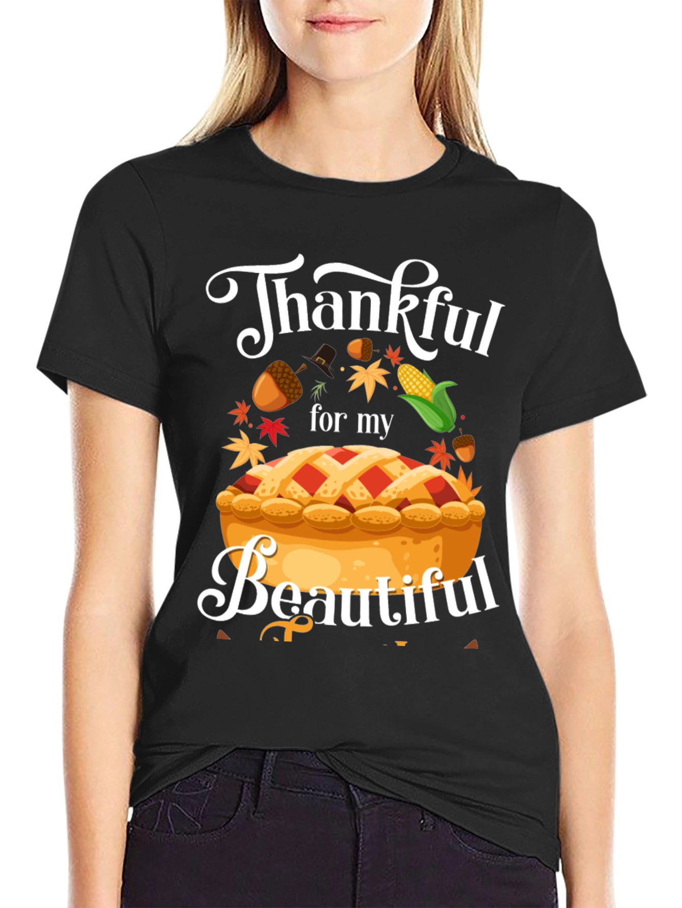 Thankful Pie Graphic T-Shirt