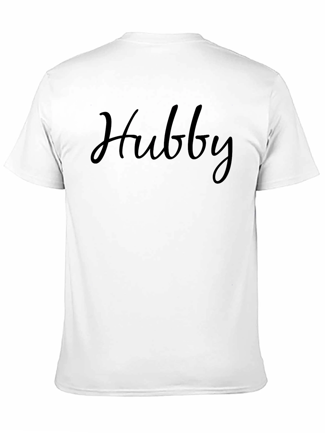 Hubby Black T-Shirt - Stylish Casual Wear
