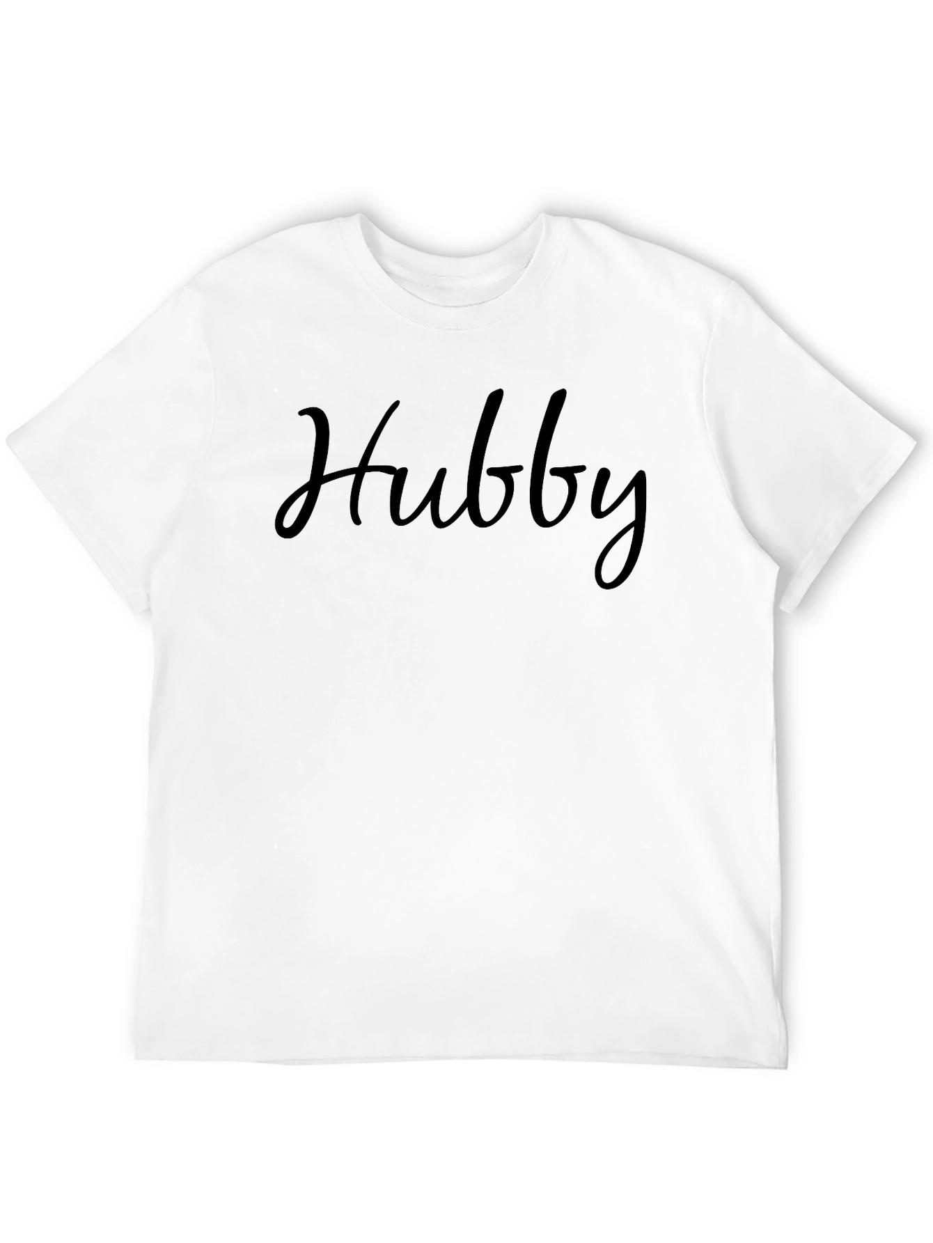 Hubby Black T-Shirt - Stylish Casual Wear