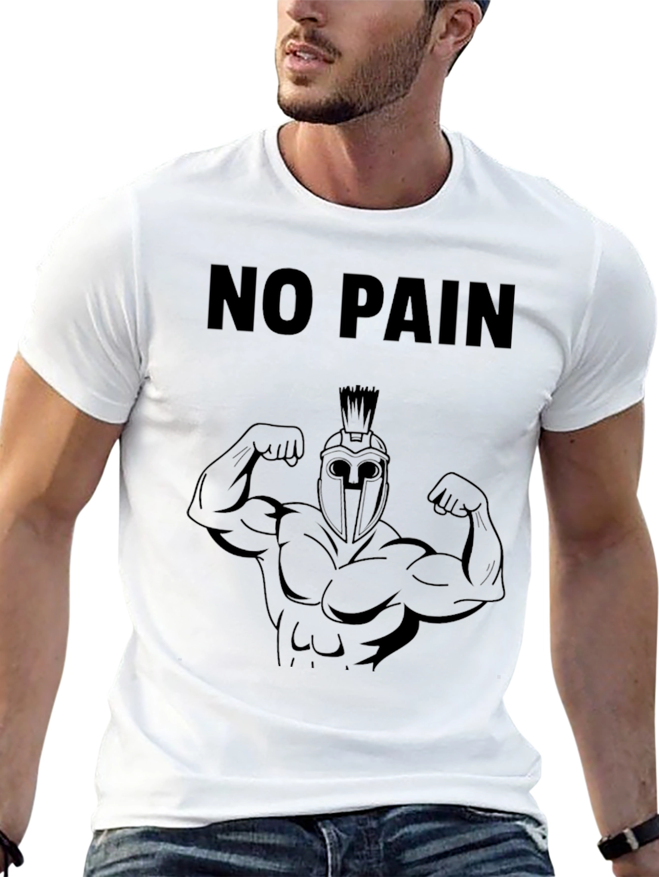 No Pain Spartan Gym T-Shirt