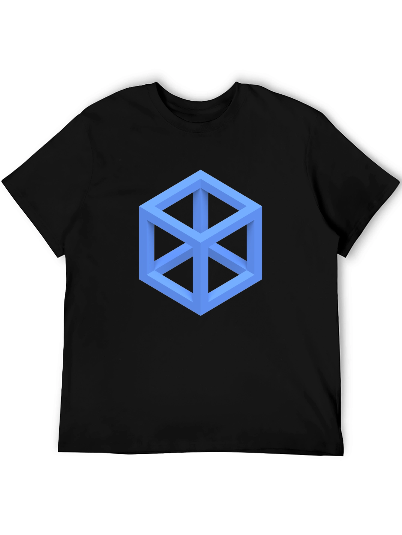 Geometric Illusion T-Shirt - Modern Design