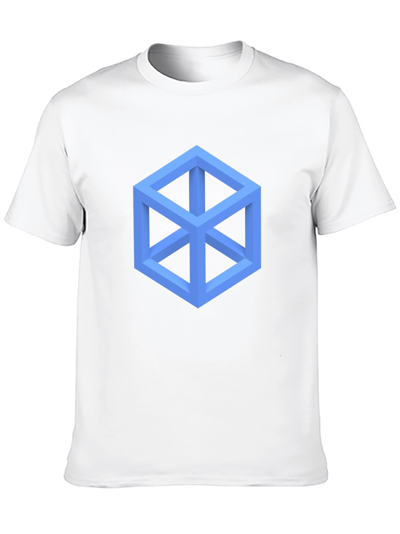 Geometric Illusion T-Shirt - Modern Design