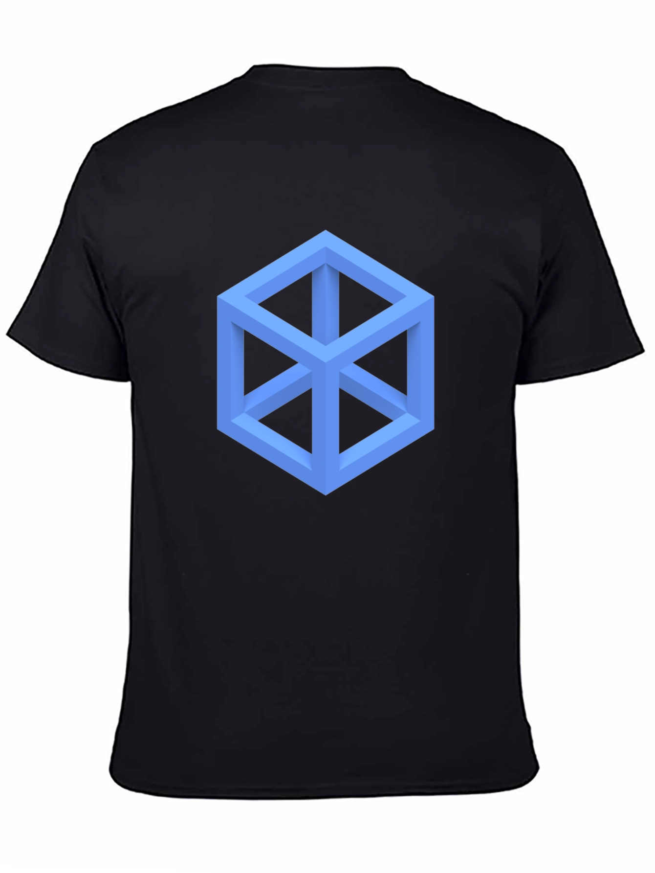 Geometric Illusion T-Shirt - Modern Design