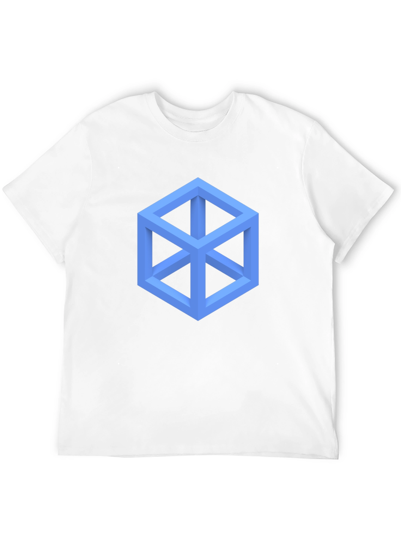 Geometric Illusion T-Shirt - Modern Design