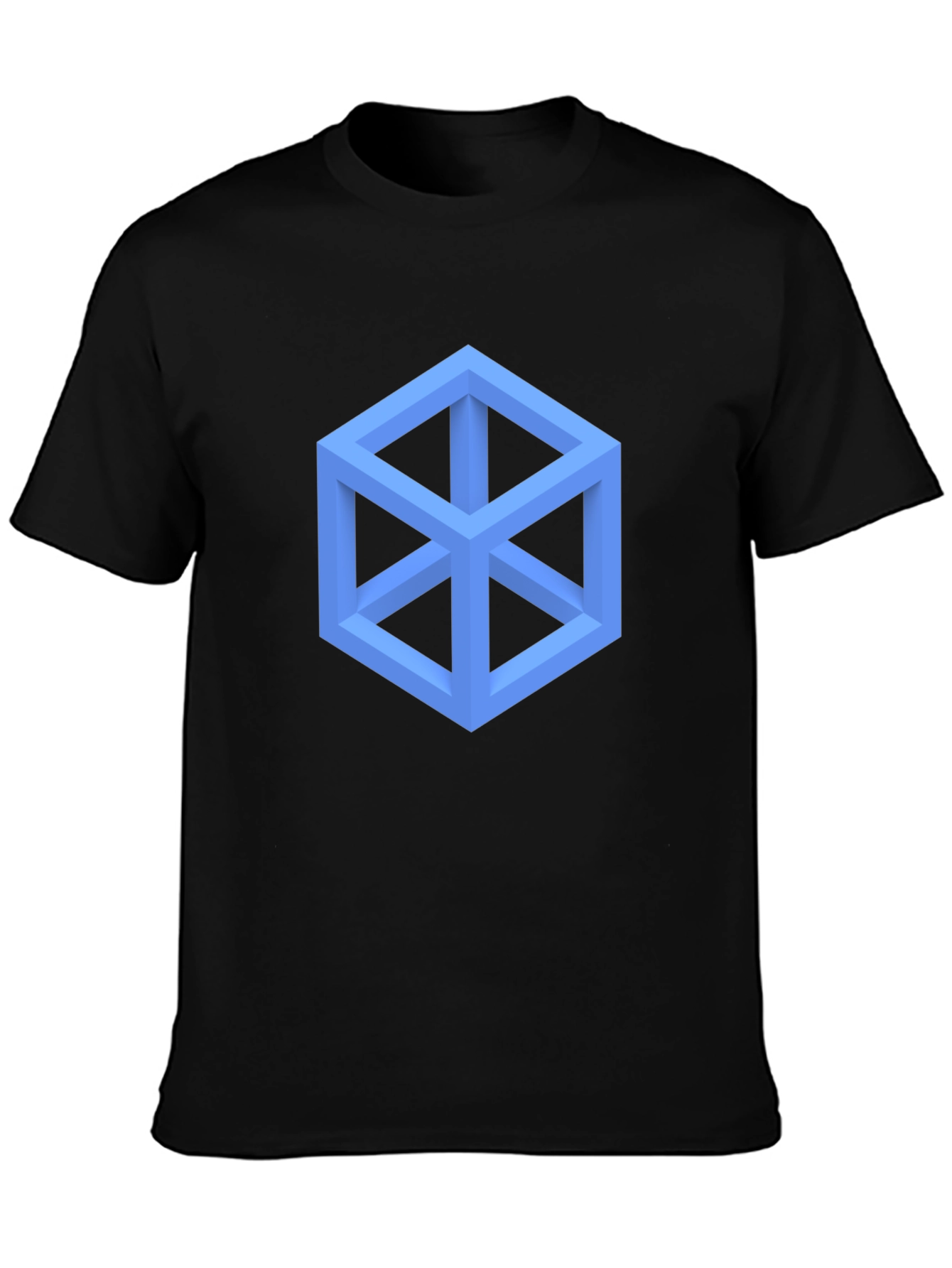 Geometric Illusion T-Shirt - Modern Design