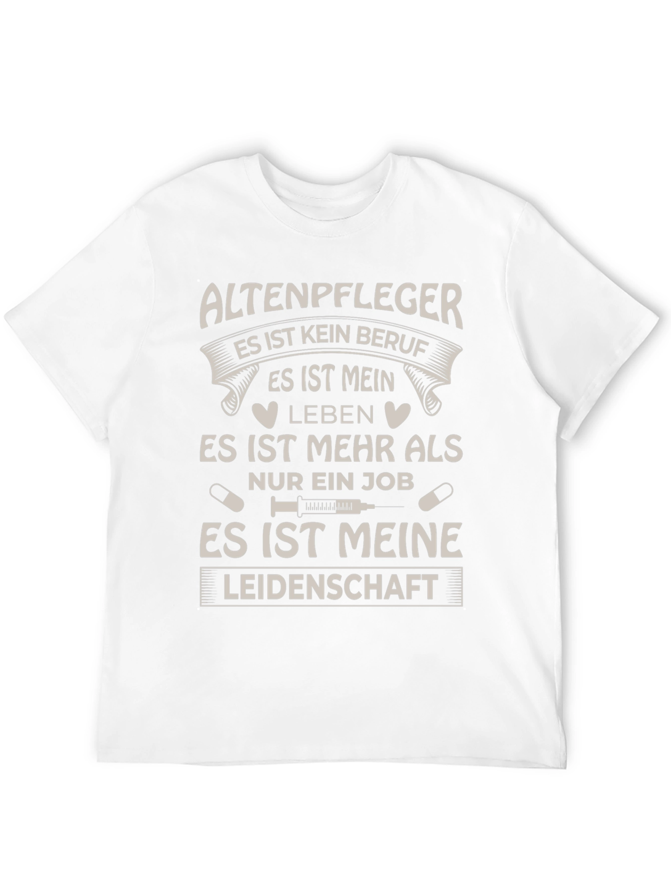 Altenpfleger Leidenschaft Black T-Shirt