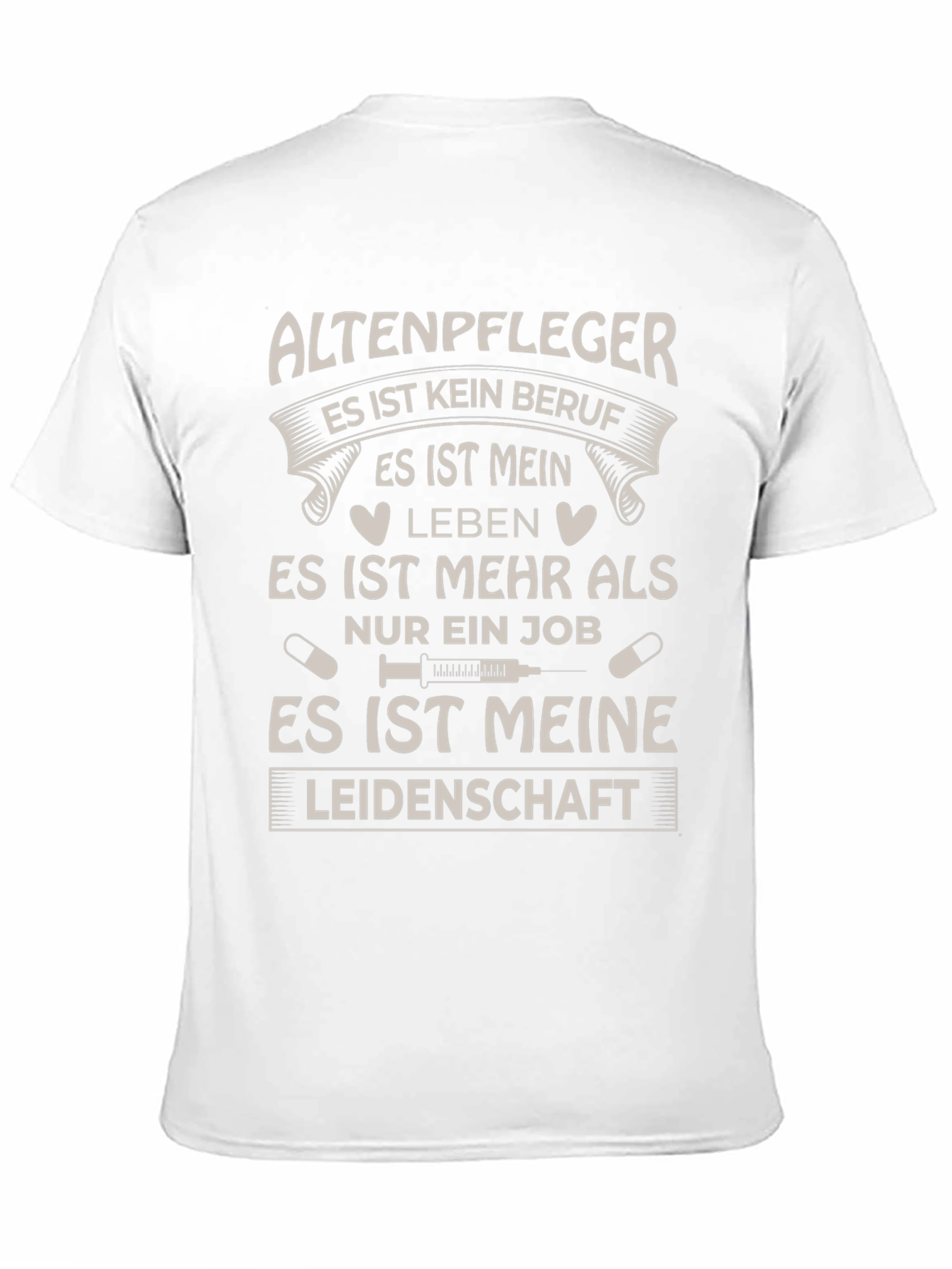 Altenpfleger Leidenschaft Black T-Shirt