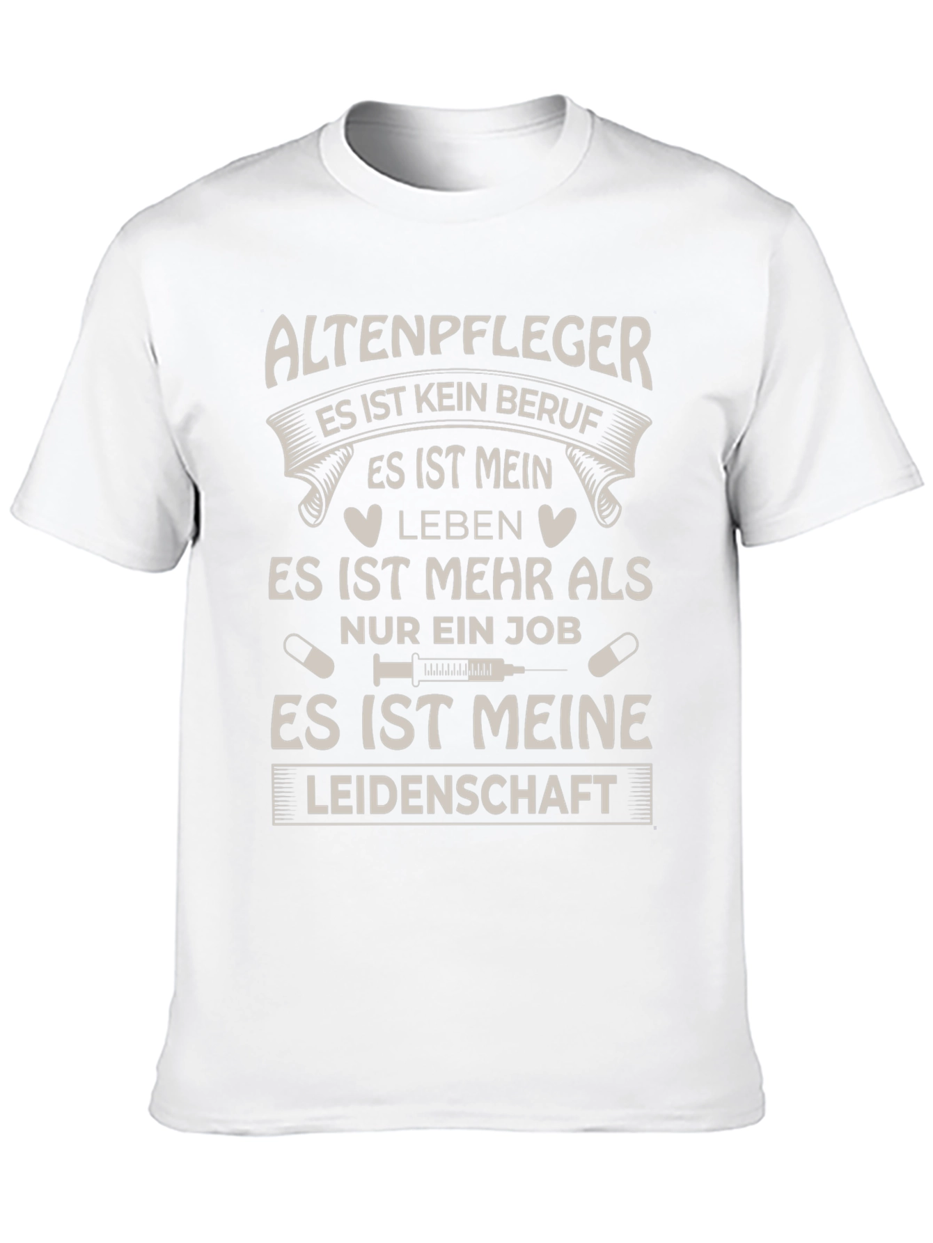 Altenpfleger Leidenschaft Black T-Shirt