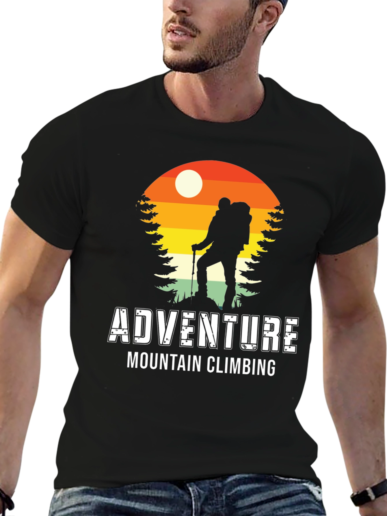 Adventure Mountain Climbing Graphic Tee
