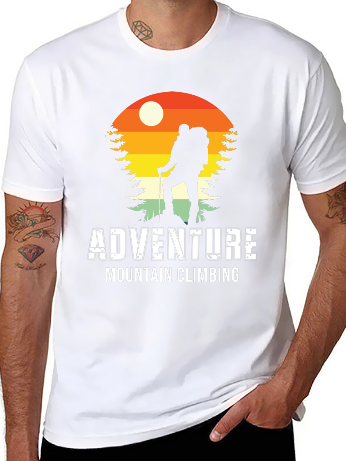 Adventure Mountain Climbing Graphic Tee