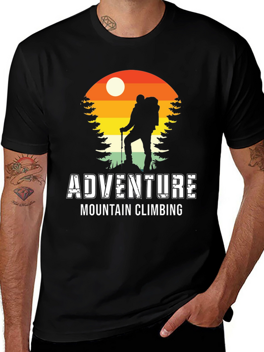 Adventure Mountain Climbing Graphic Tee