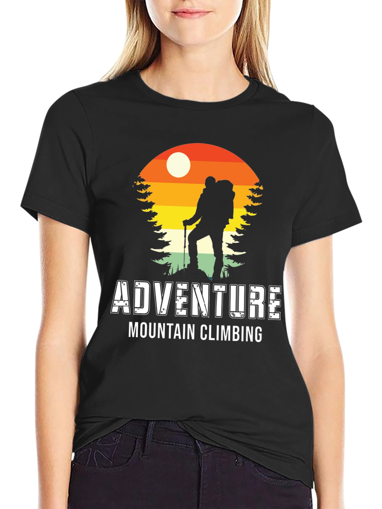 Adventure Mountain Climbing Graphic Tee