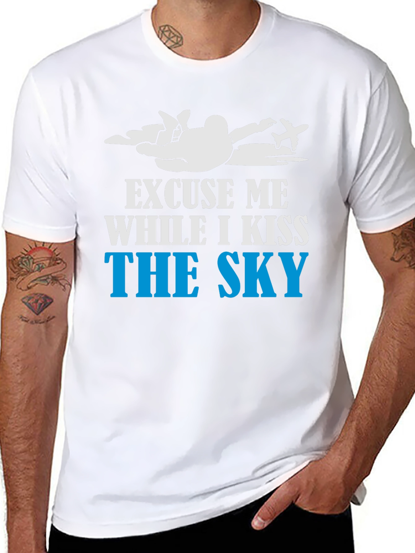 Excuse Me While I Kiss the Sky T-Shirt