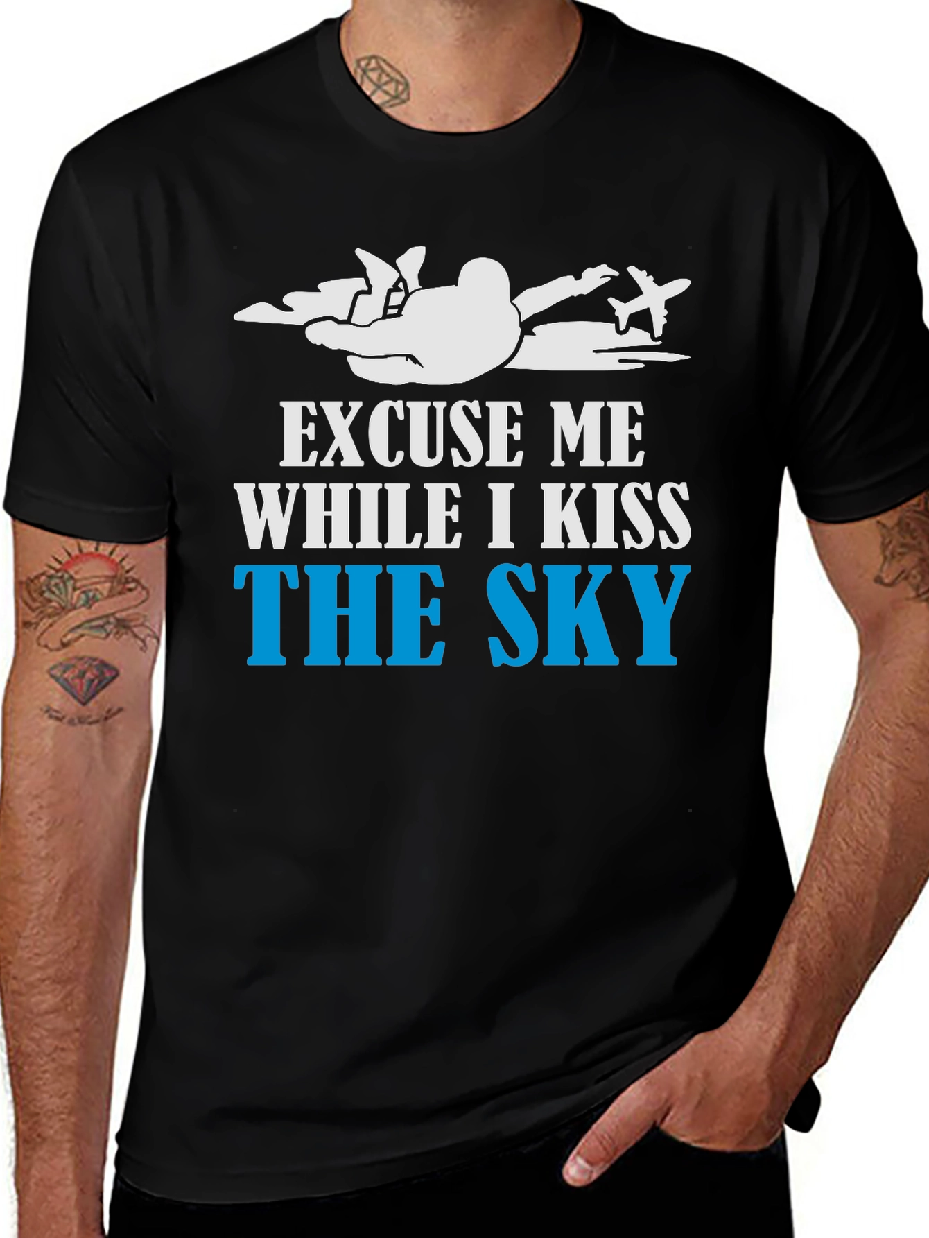 Excuse Me While I Kiss the Sky T-Shirt