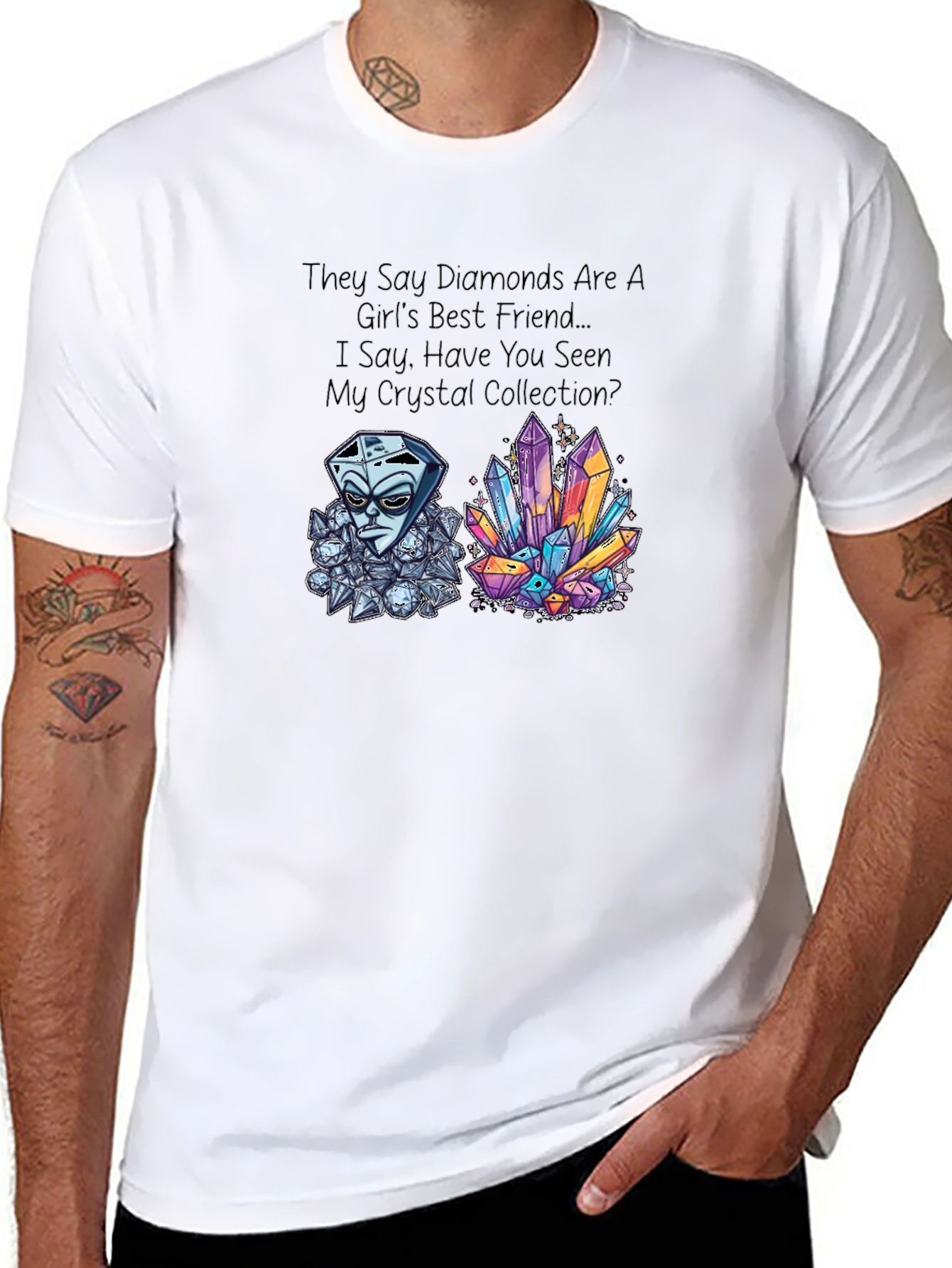 Diamond vs. Crystal Collection T-Shirt