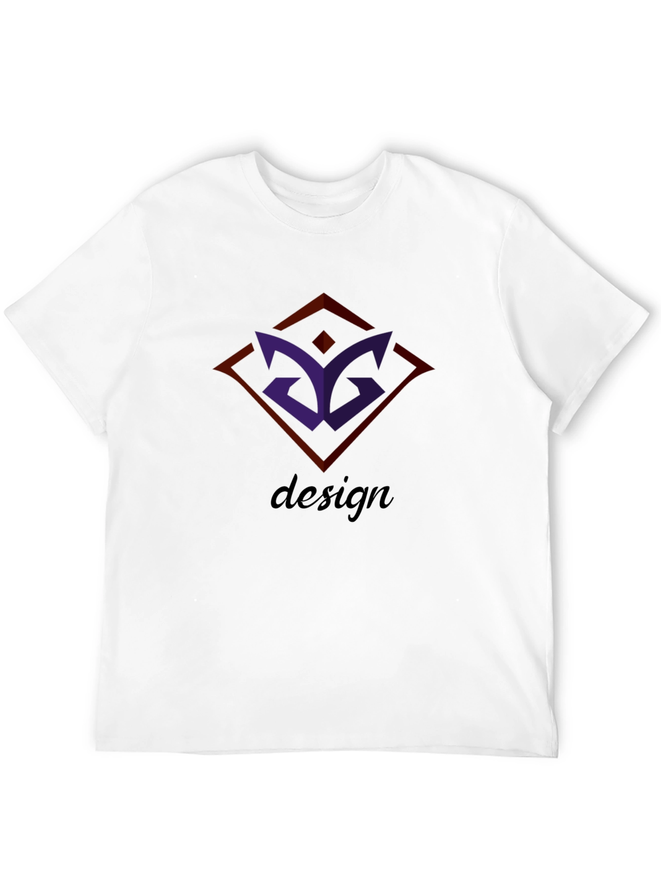 Mens Black Graphic Tee - Modern Design
