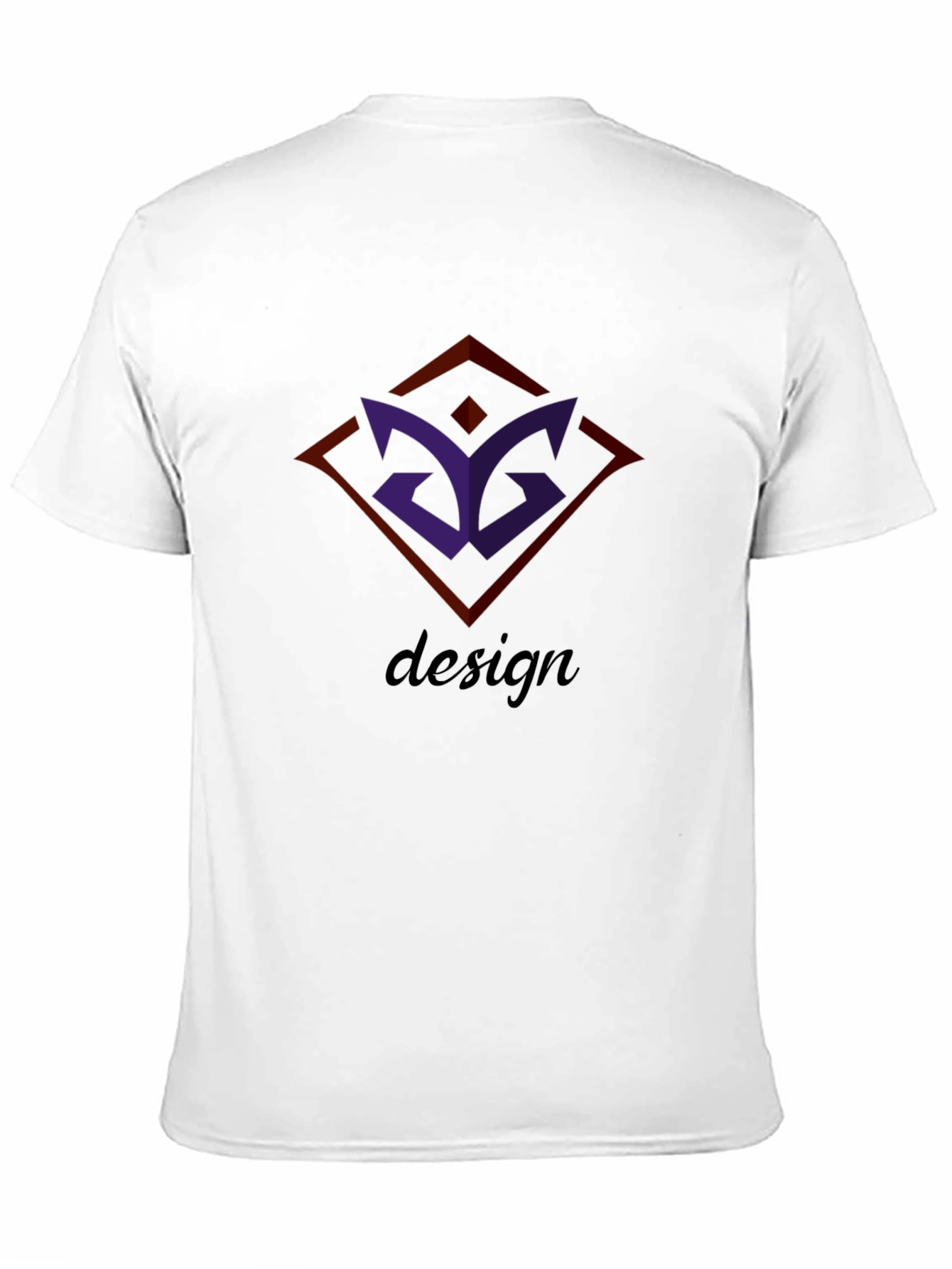 Mens Black Graphic Tee - Modern Design