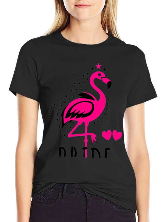 Flamingo Pride Graphic Tee - Mens Black T-Shirt