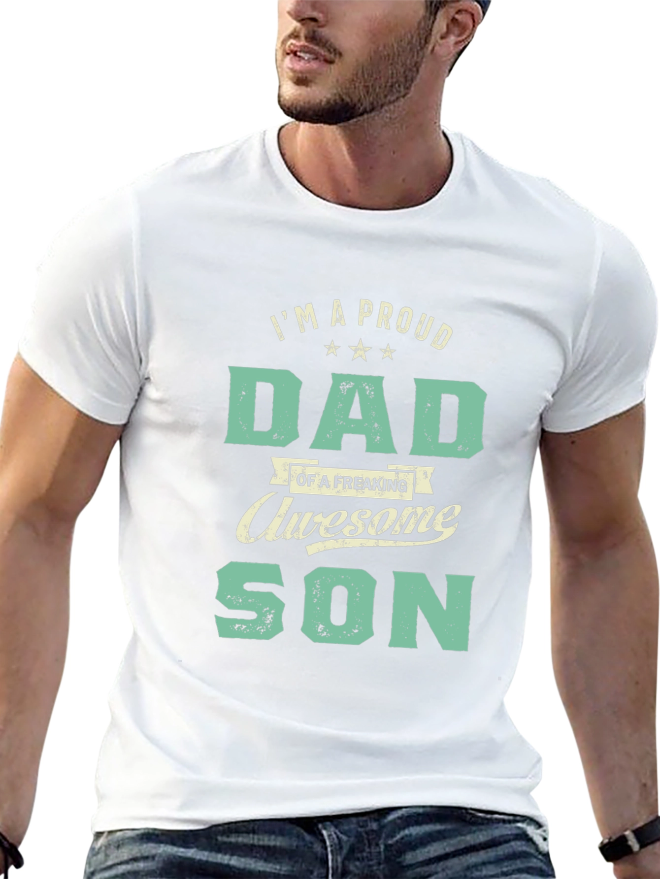 Proud Dad of Awesome Son T-Shirt
