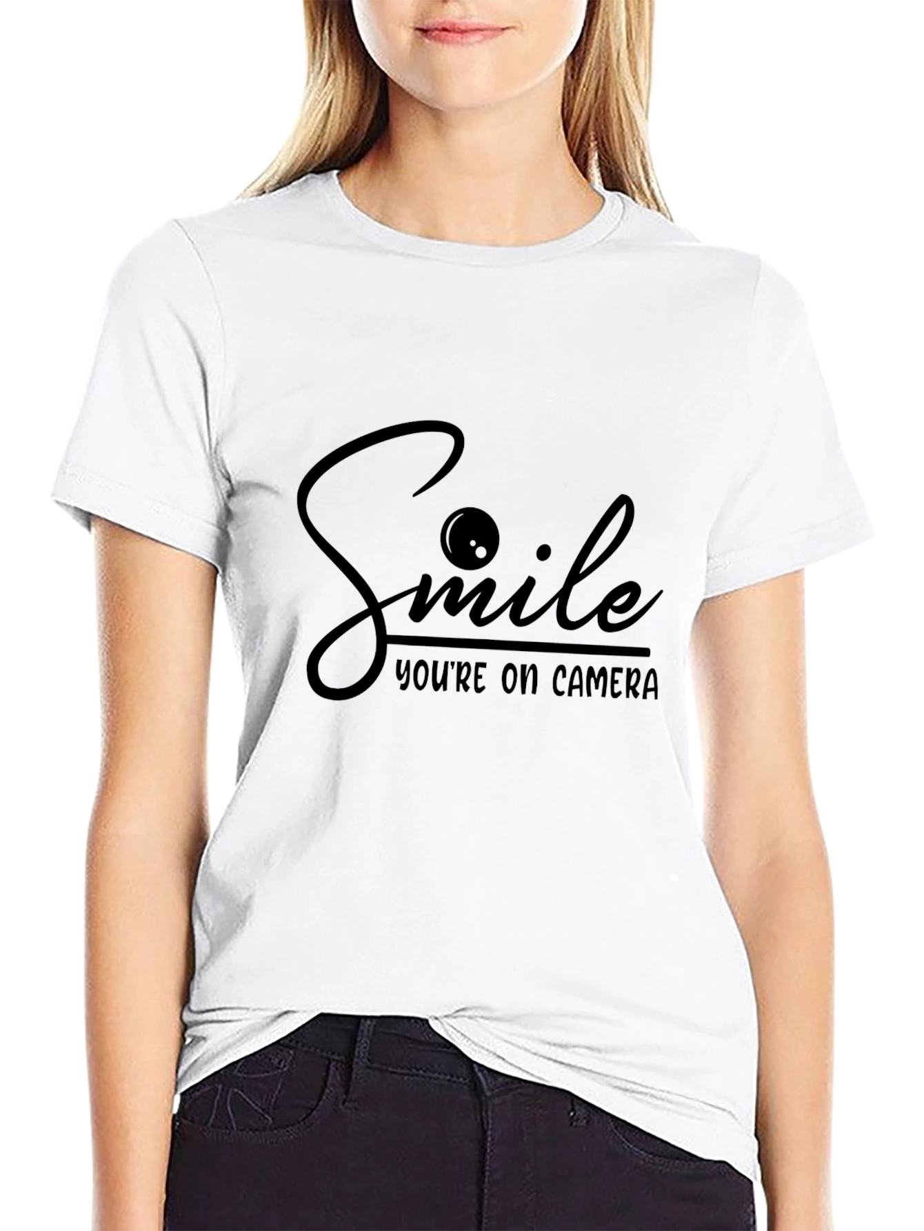 Smile Youre on Camera Graphic Tee