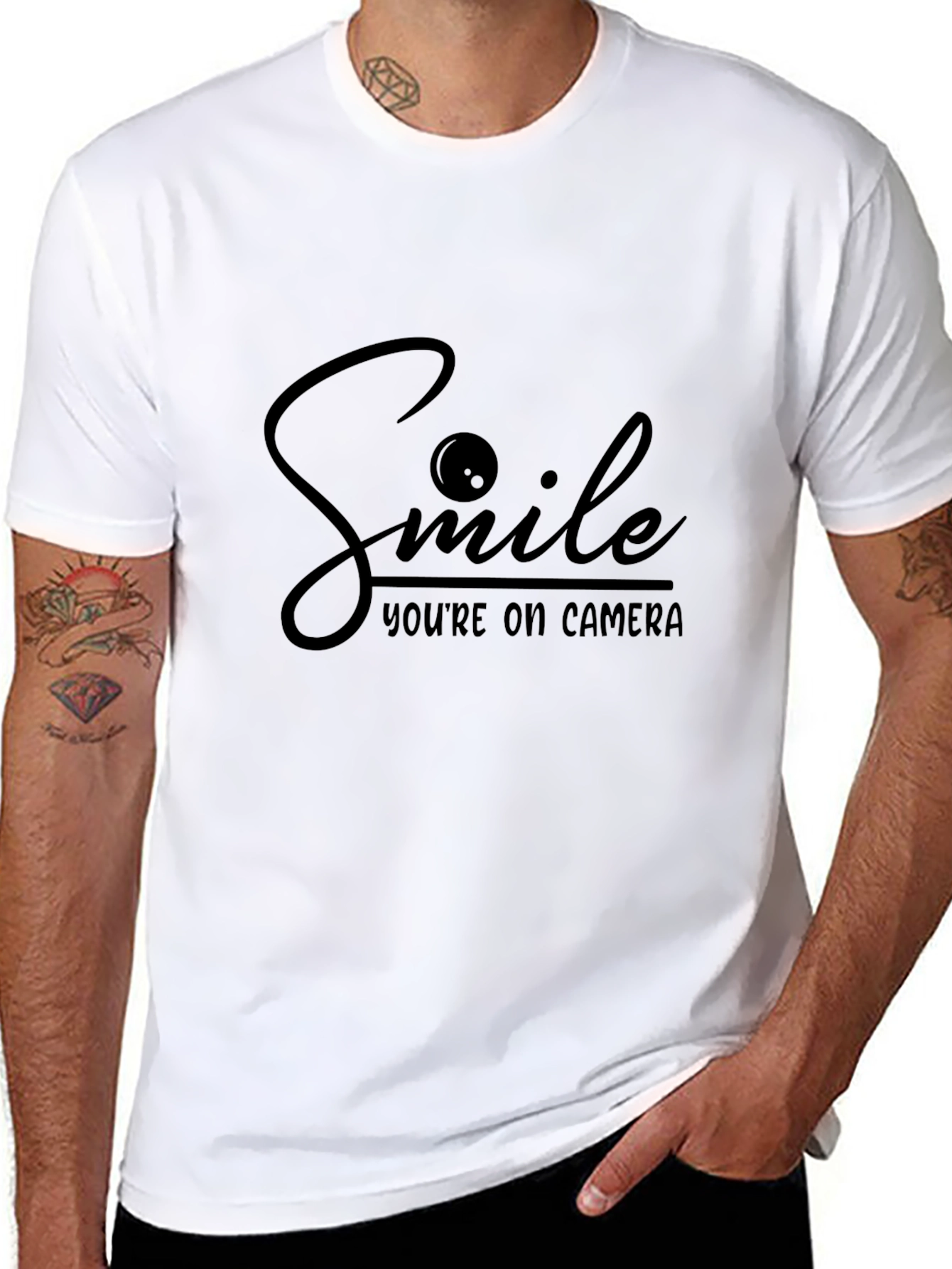 Smile Youre on Camera Graphic Tee