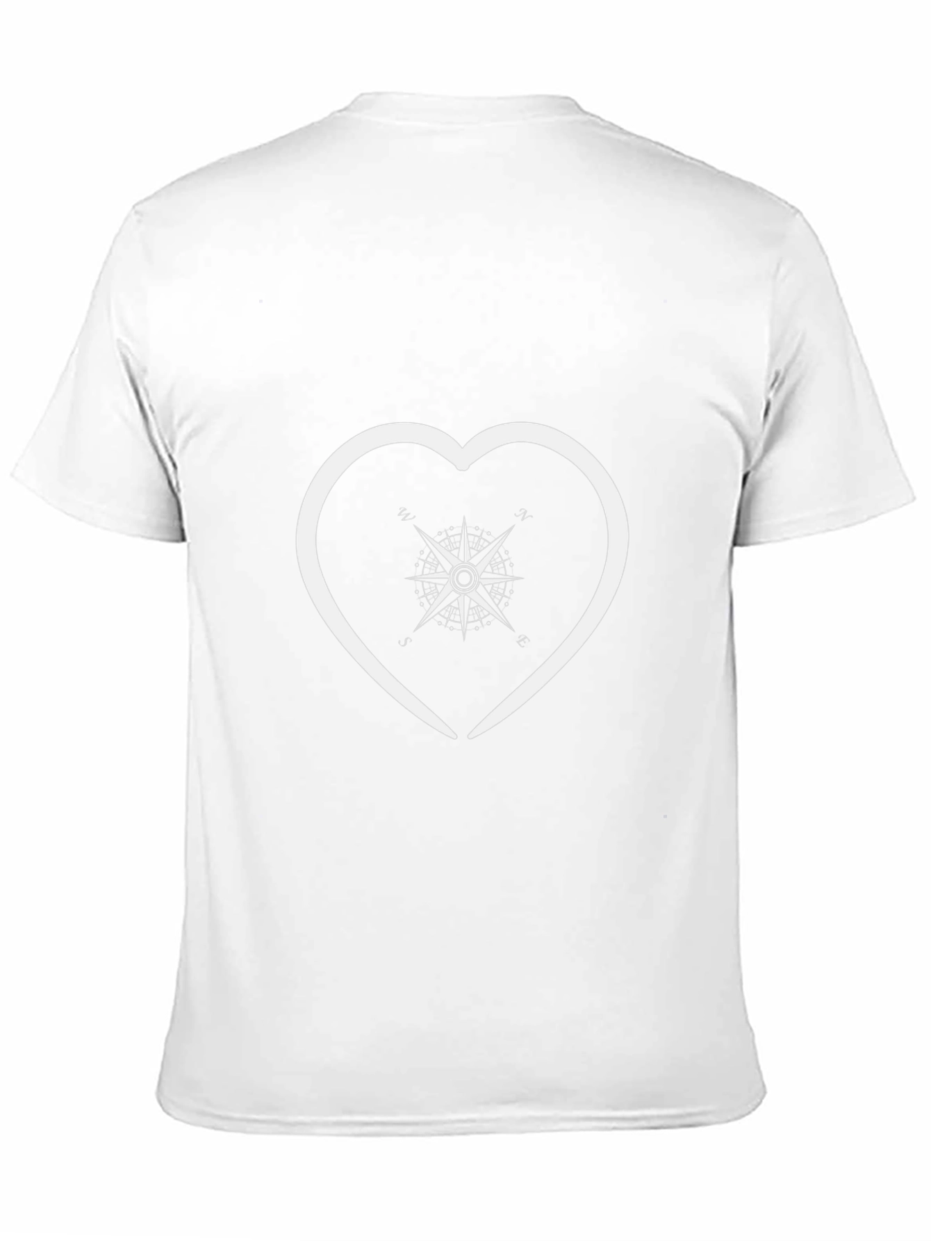 Heart Compass Graphic T-Shirt