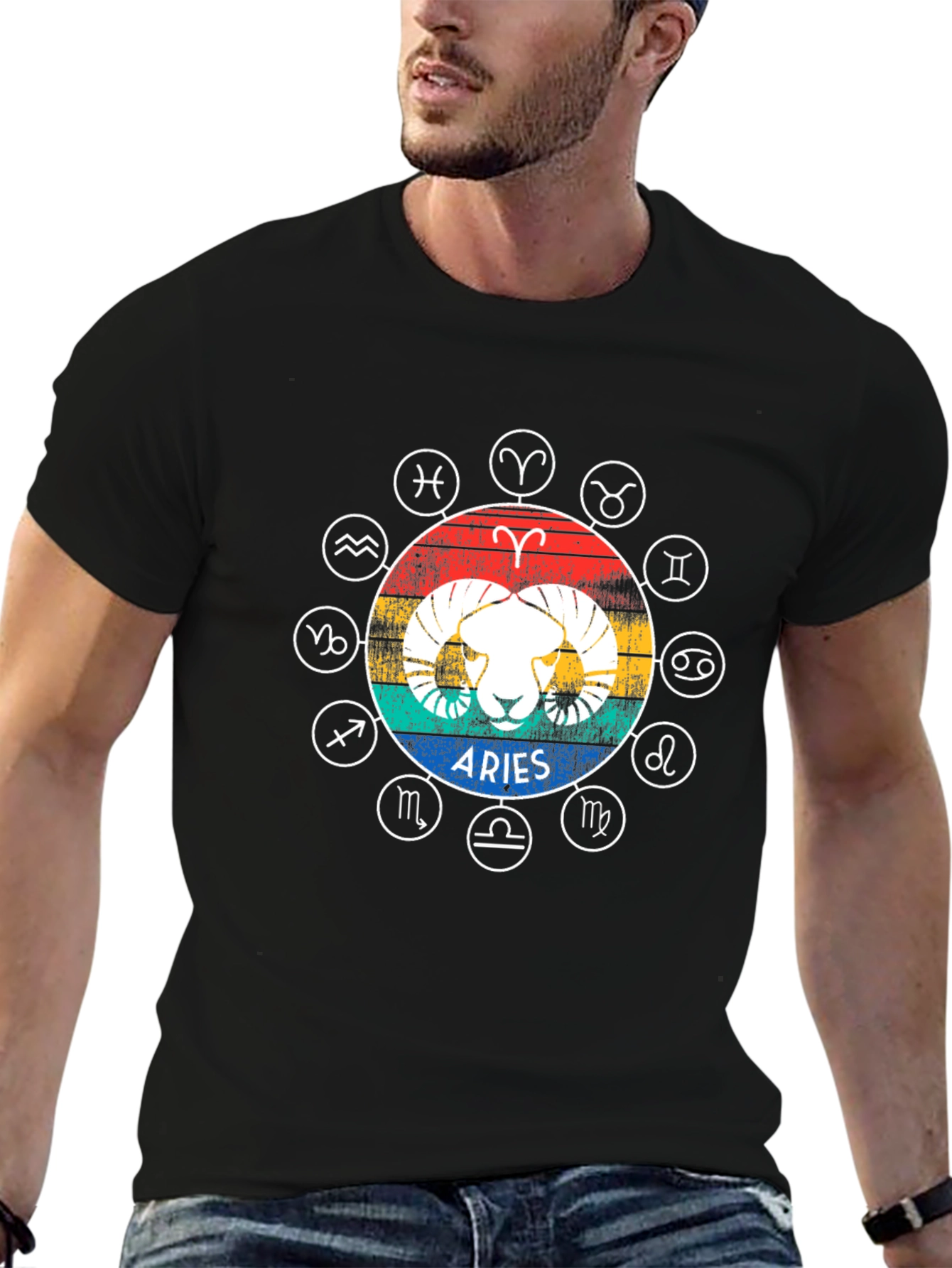 Aries Zodiac Sign T-Shirt