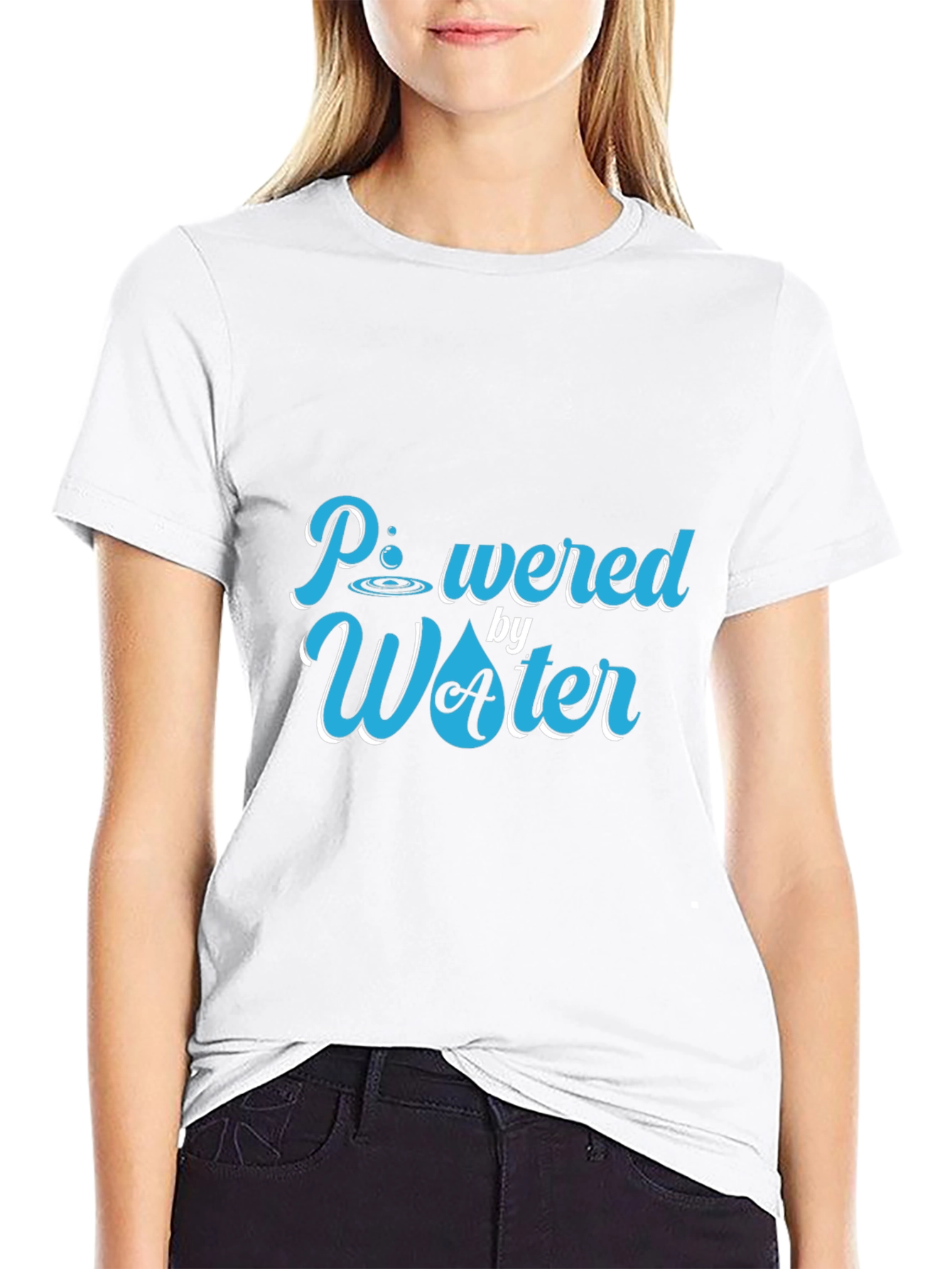 Powered by Water Graphic Tee