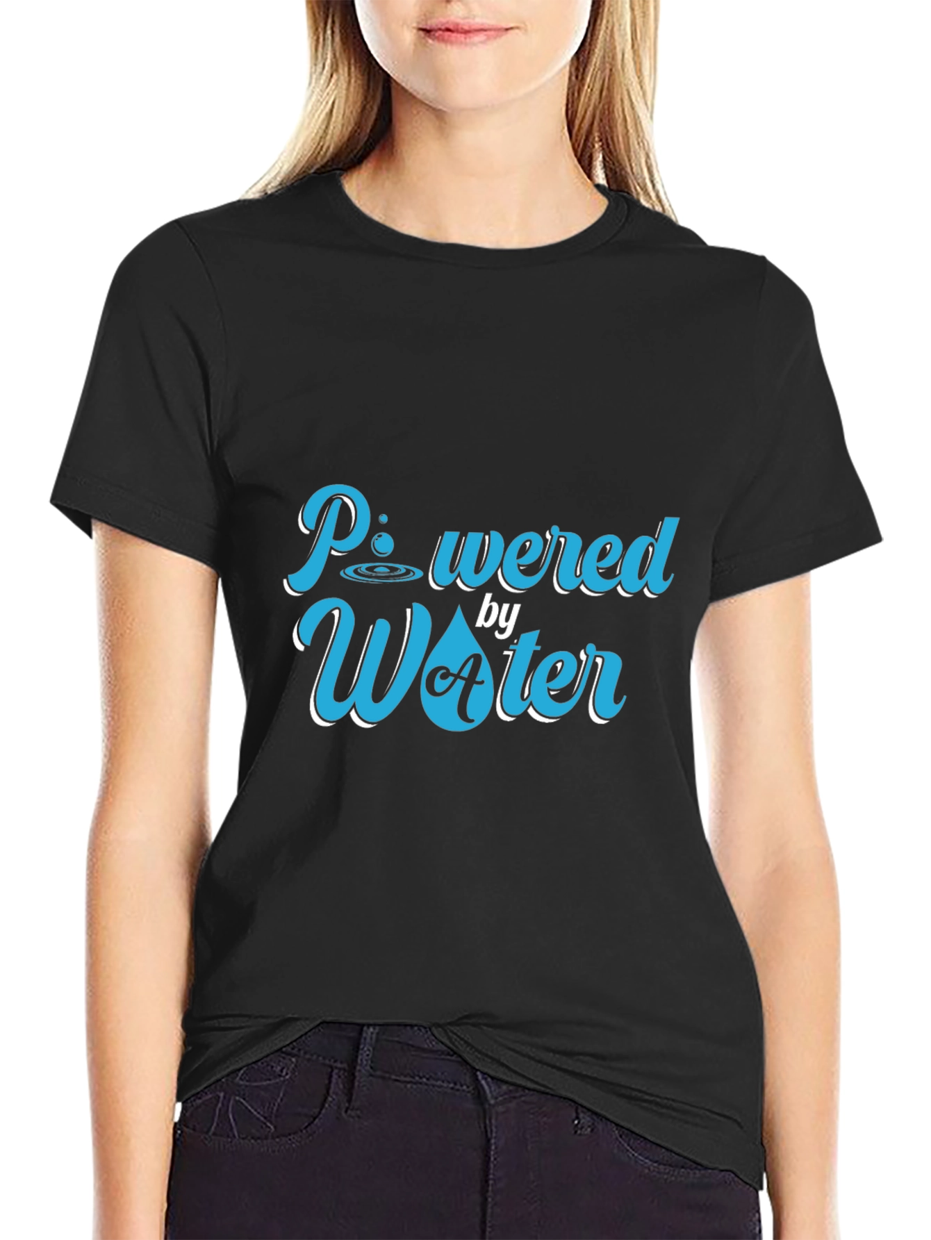 Powered by Water Graphic Tee