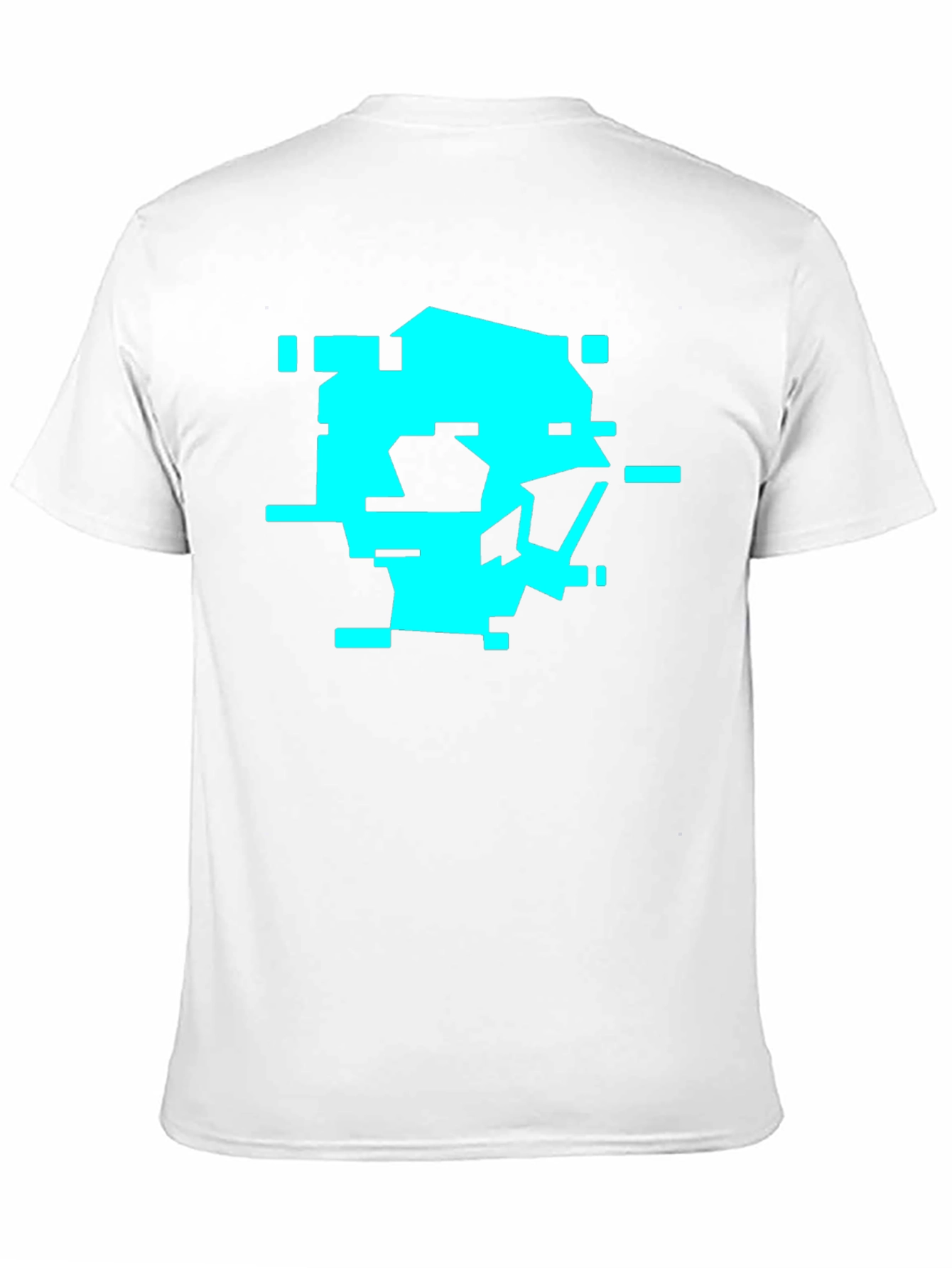 Pixel Glitch Graphic Tee - Black