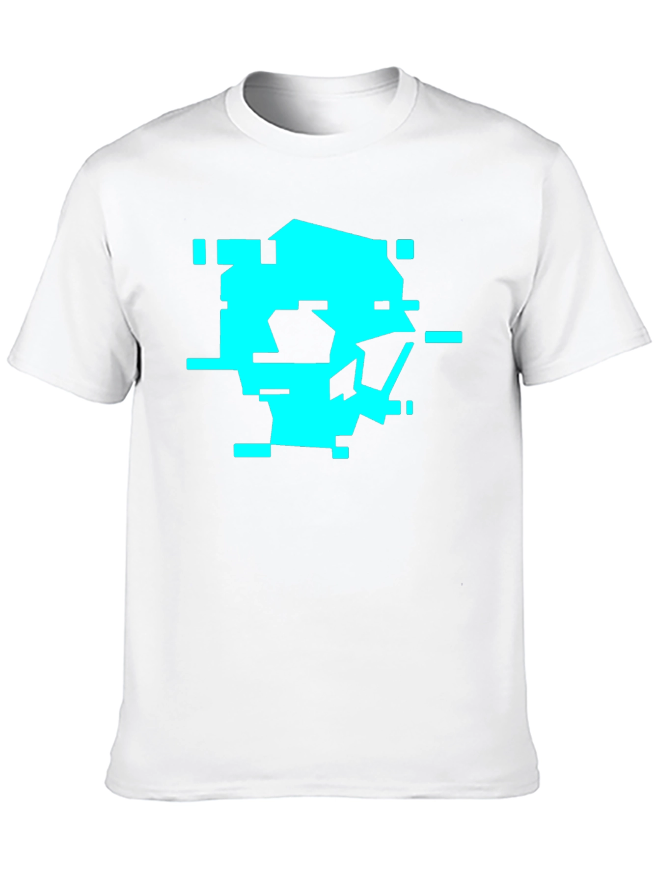 Pixel Glitch Graphic Tee - Black