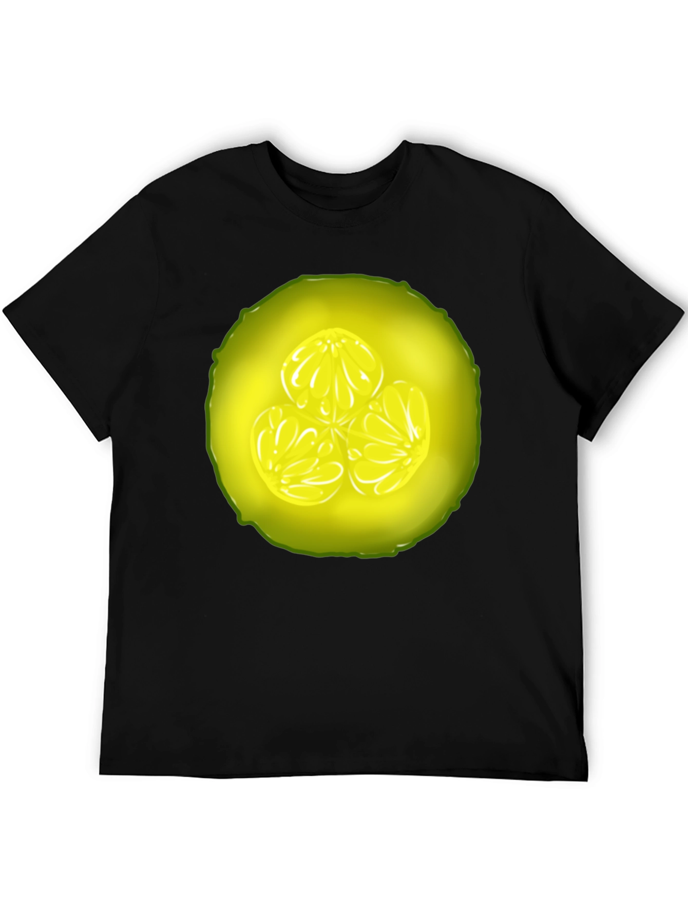Cucumber Slice Graphic Tee - Fresh & Fun Design