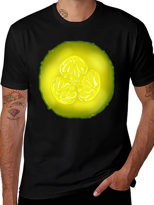 Cucumber Slice Graphic Tee - Fresh & Fun Design
