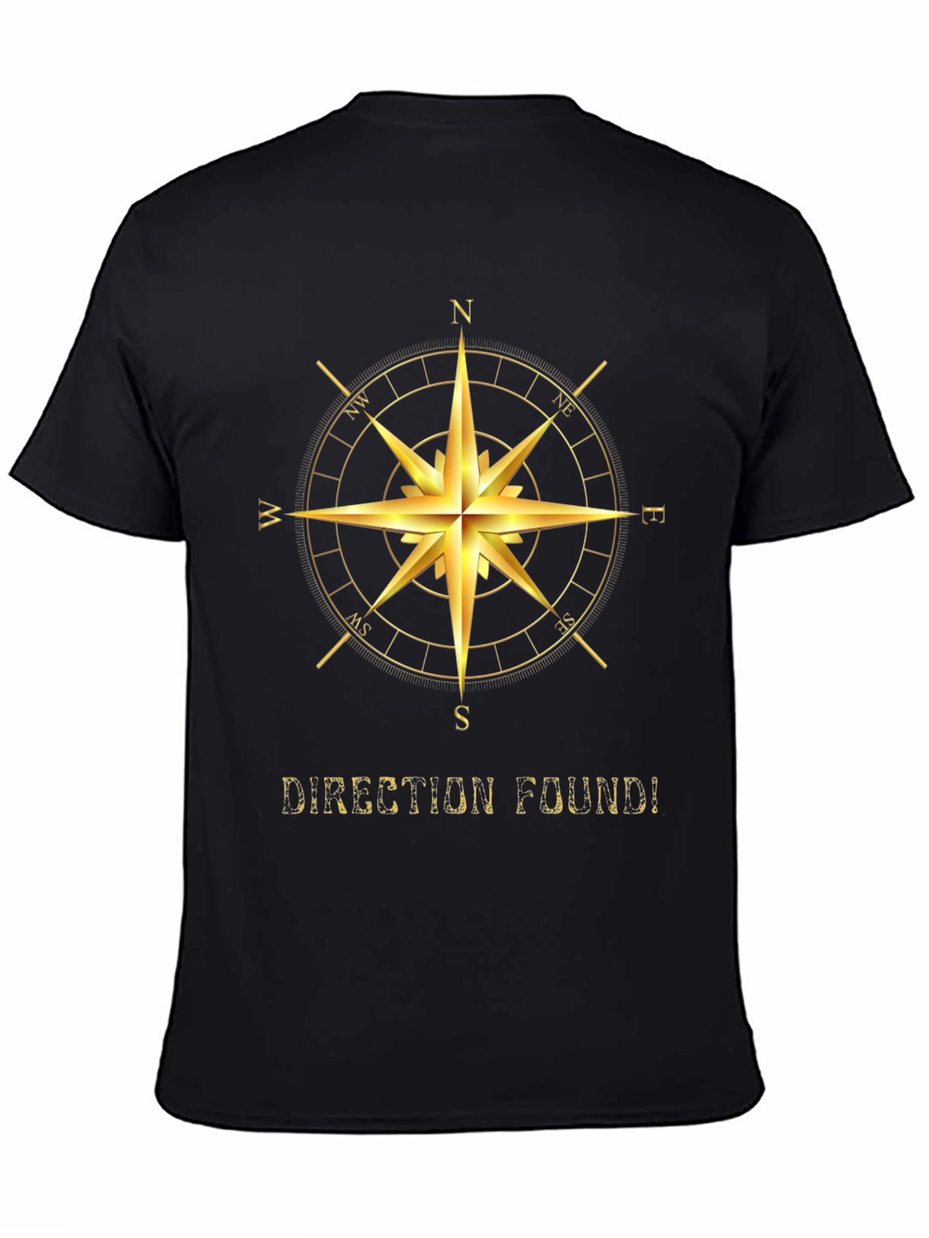 Direction Found Compass Graphic Tee