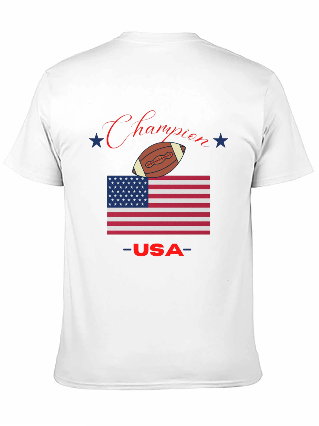 Champion USA Football Graphic Tee