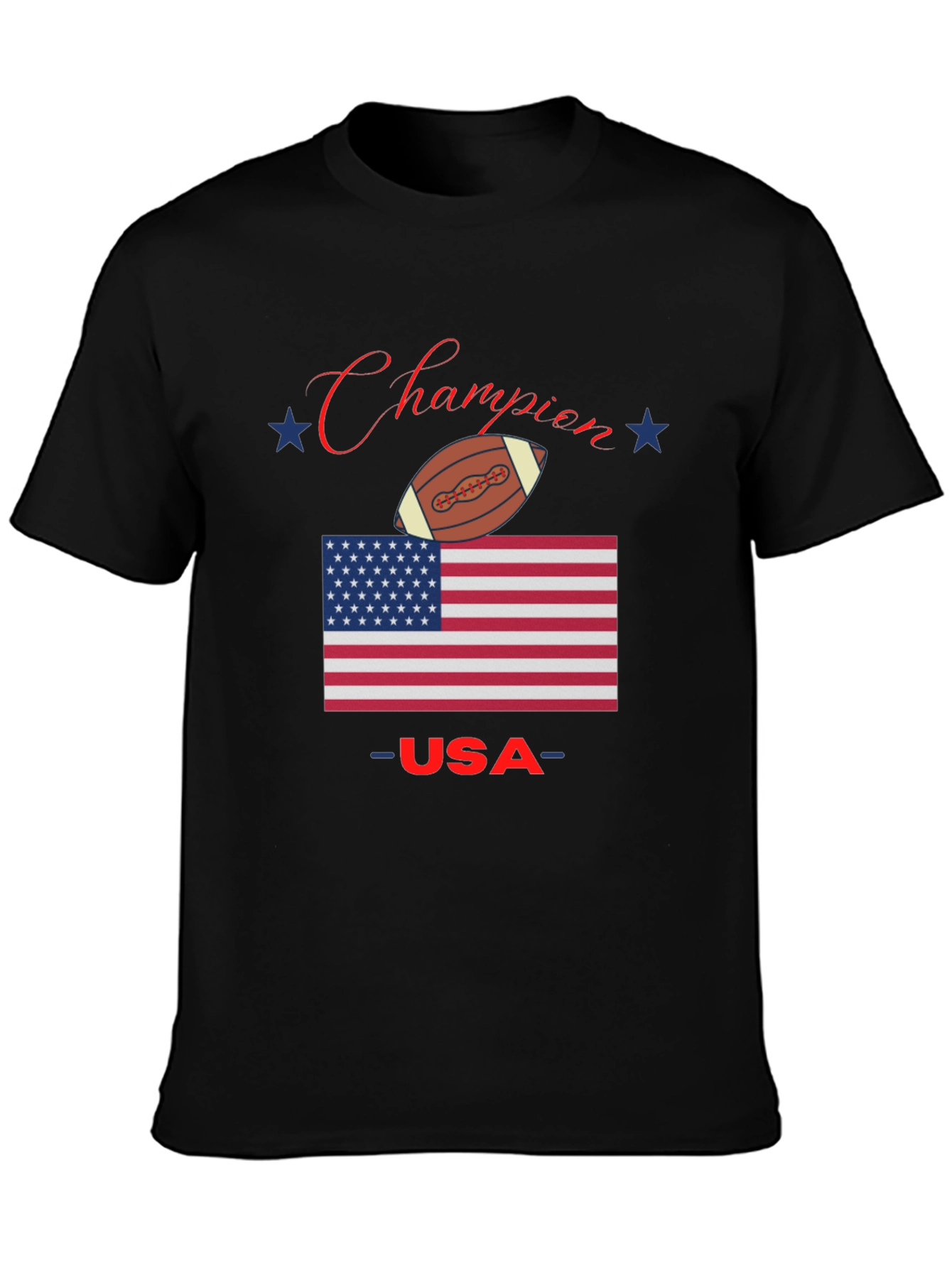 Champion USA Football Graphic Tee