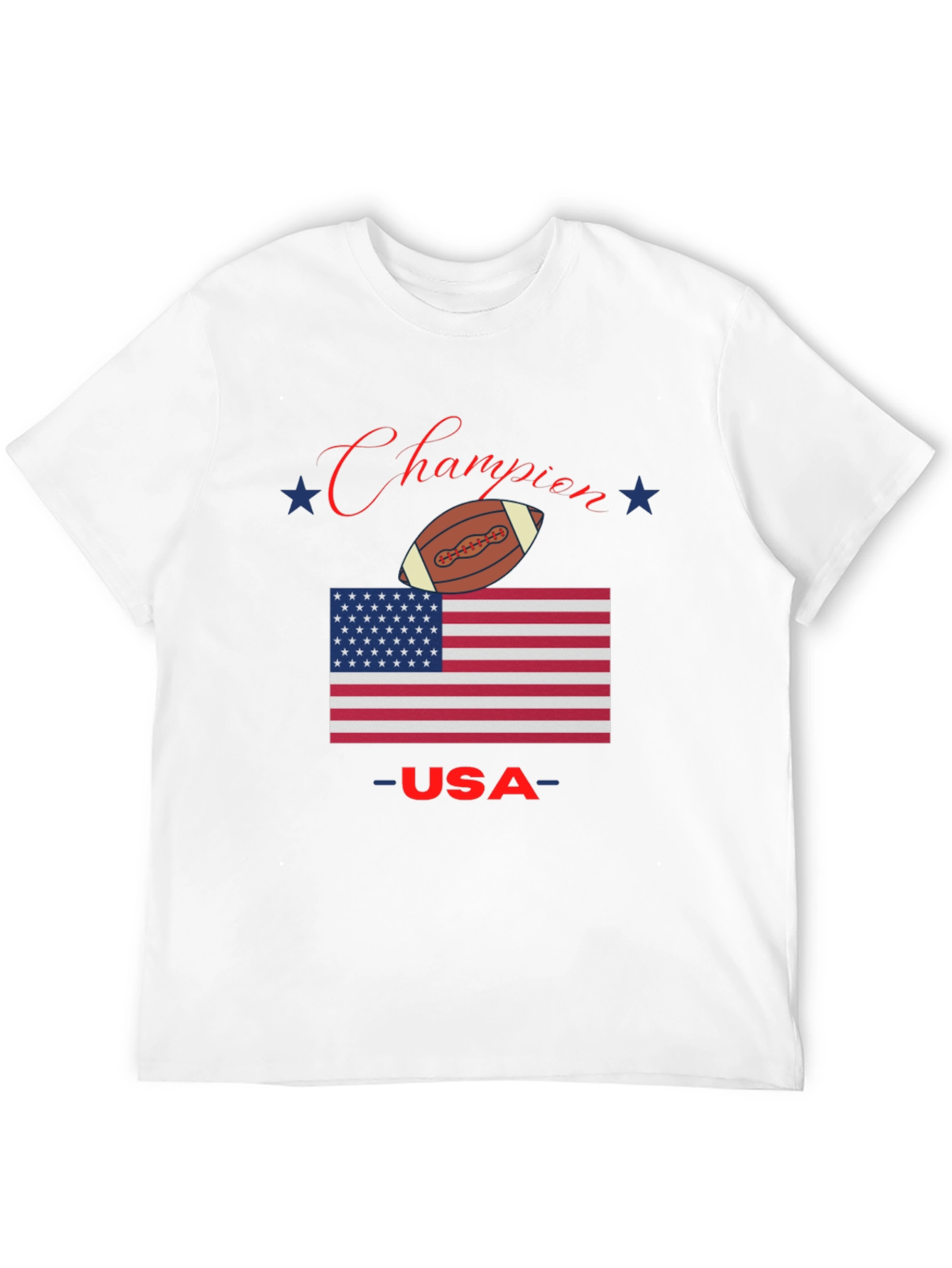 Champion USA Football Graphic Tee