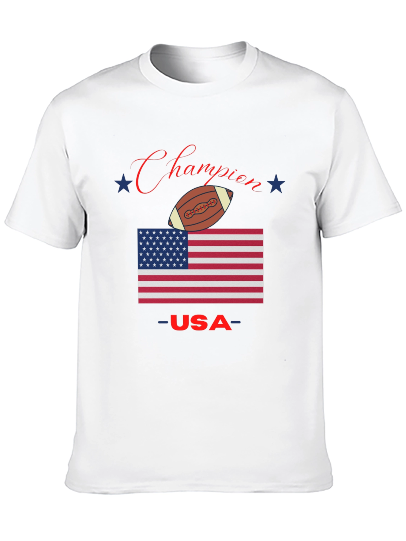 Champion USA Football Graphic Tee