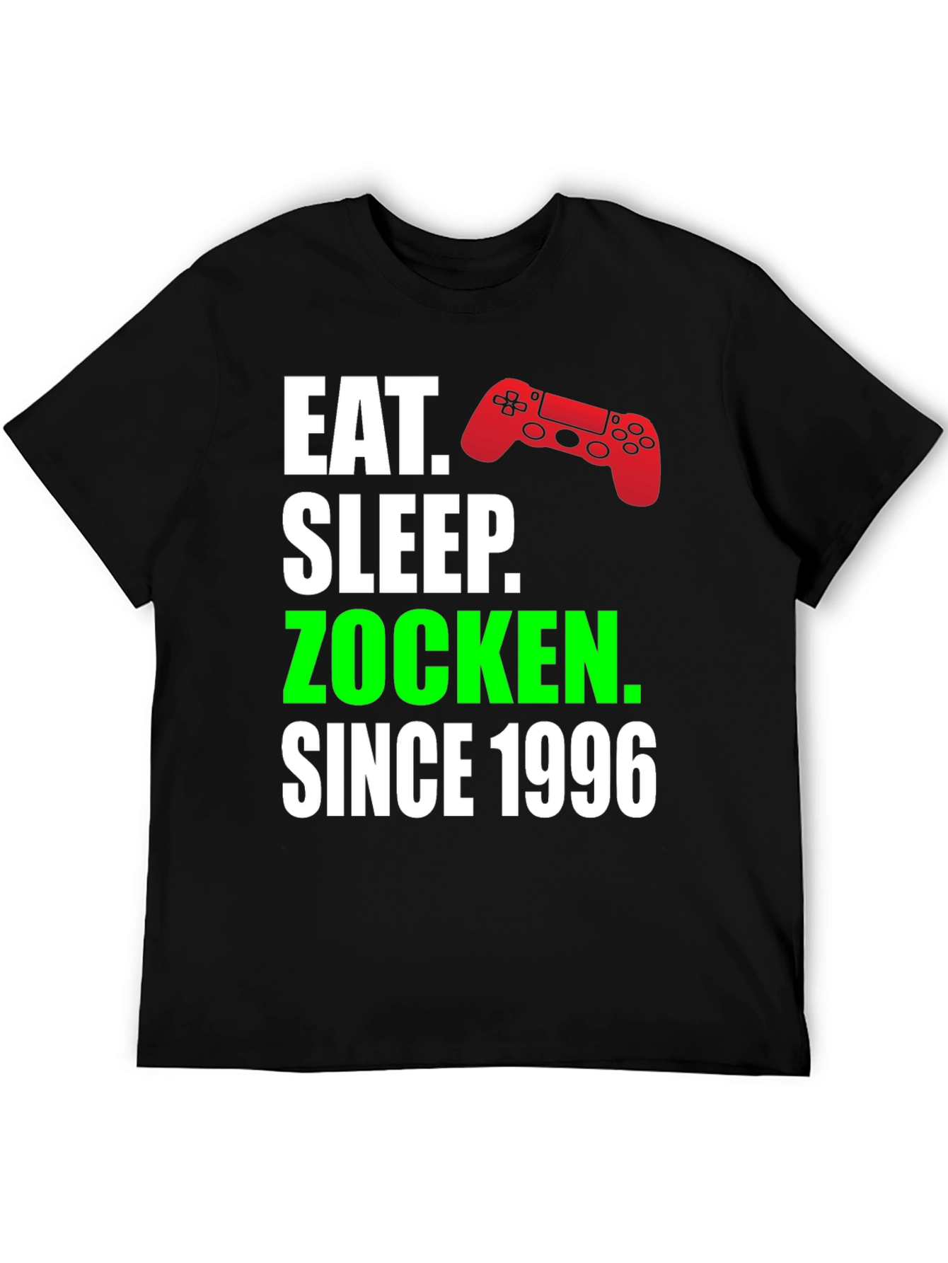 Eat Sleep Zocken Since 1996 Gamer T-Shirt