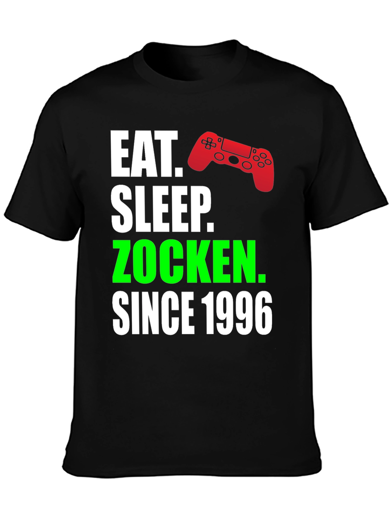 Eat Sleep Zocken Since 1996 Gamer T-Shirt