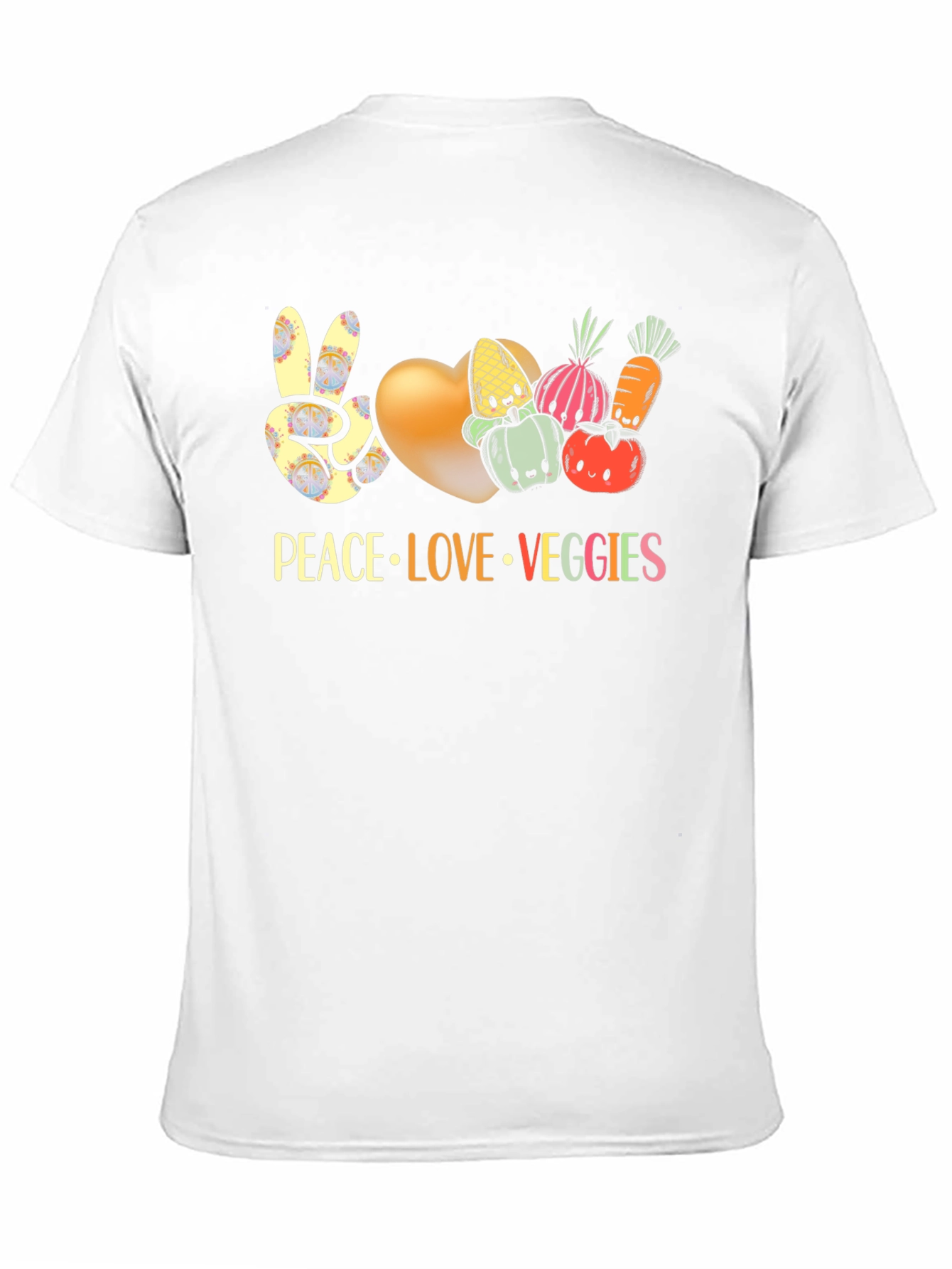 Peace Love Veggies T-Shirt Vegan Shirt