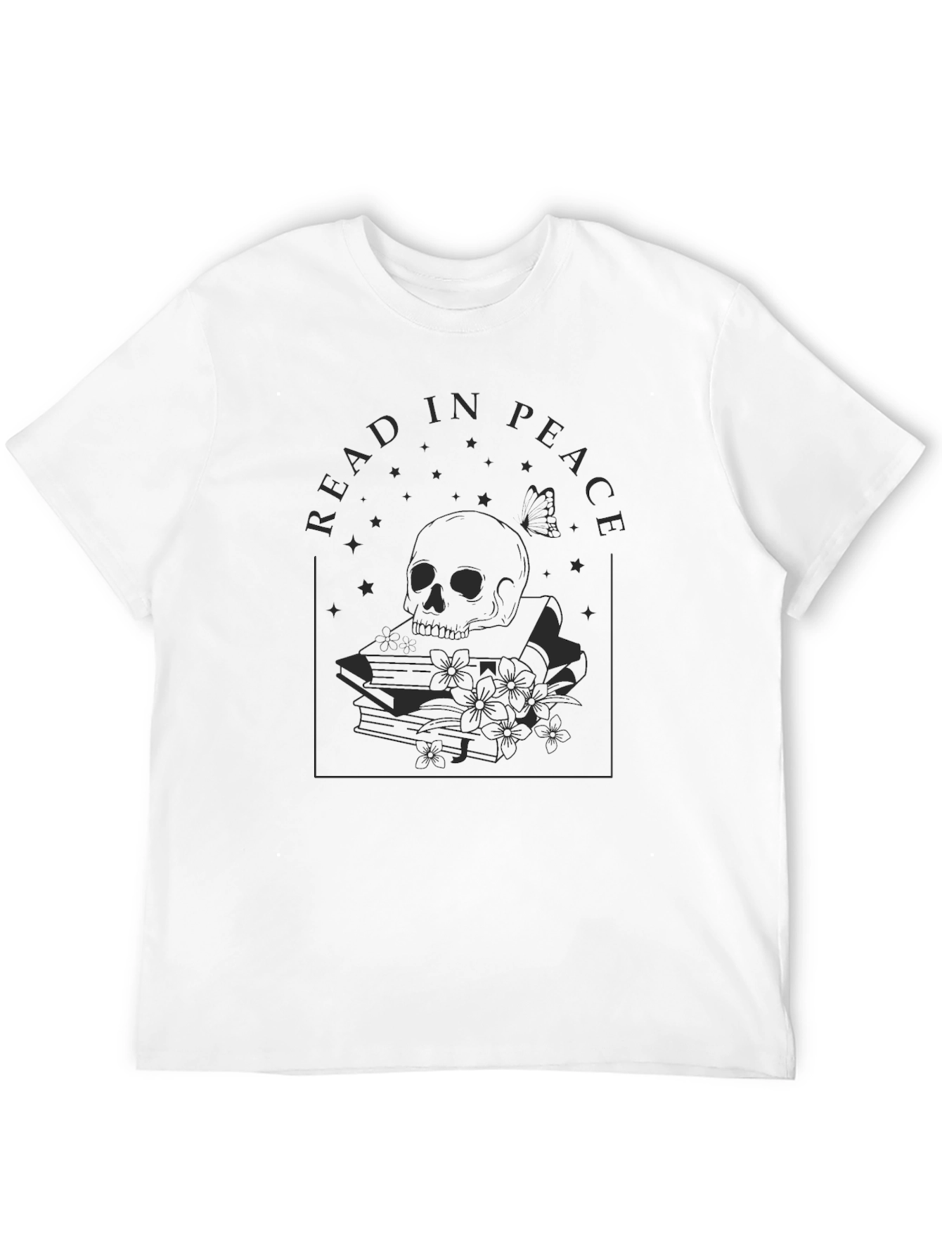 Read In Peace Graphic Tee - Black