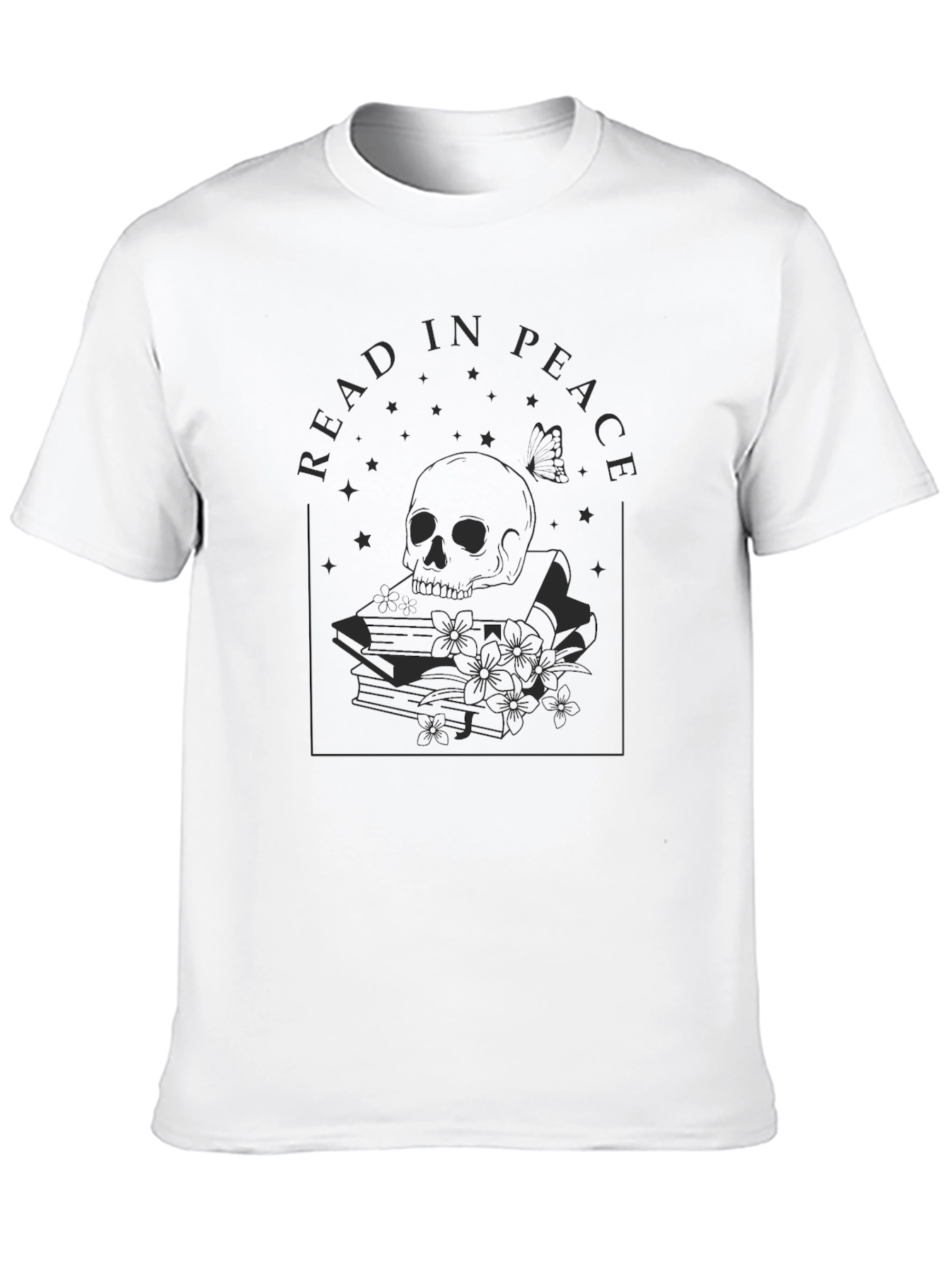Read In Peace Graphic Tee - Black