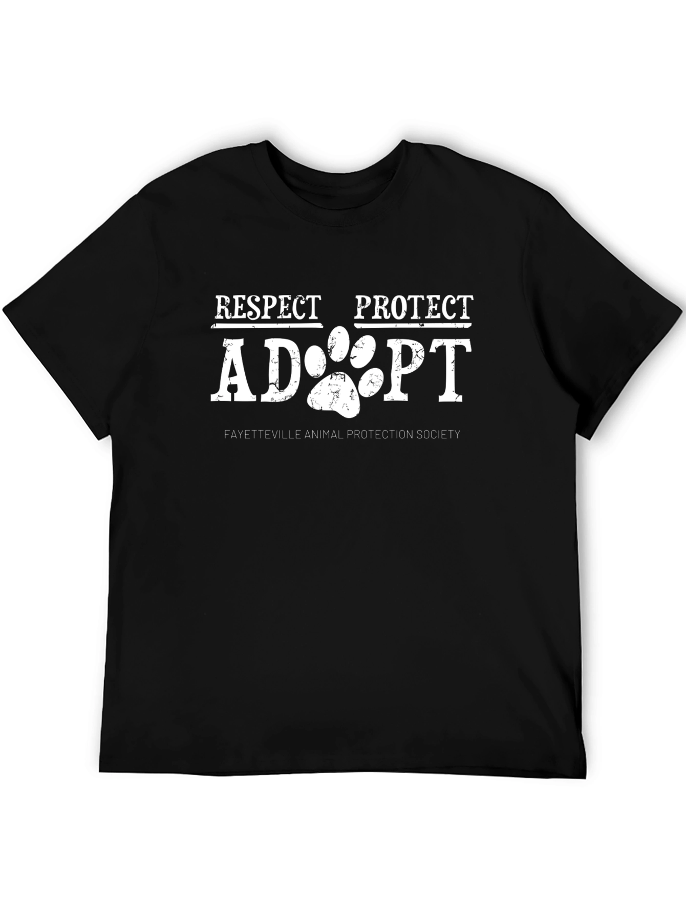 Respect Protect Adopt T-Shirt - Animal Lover Tee