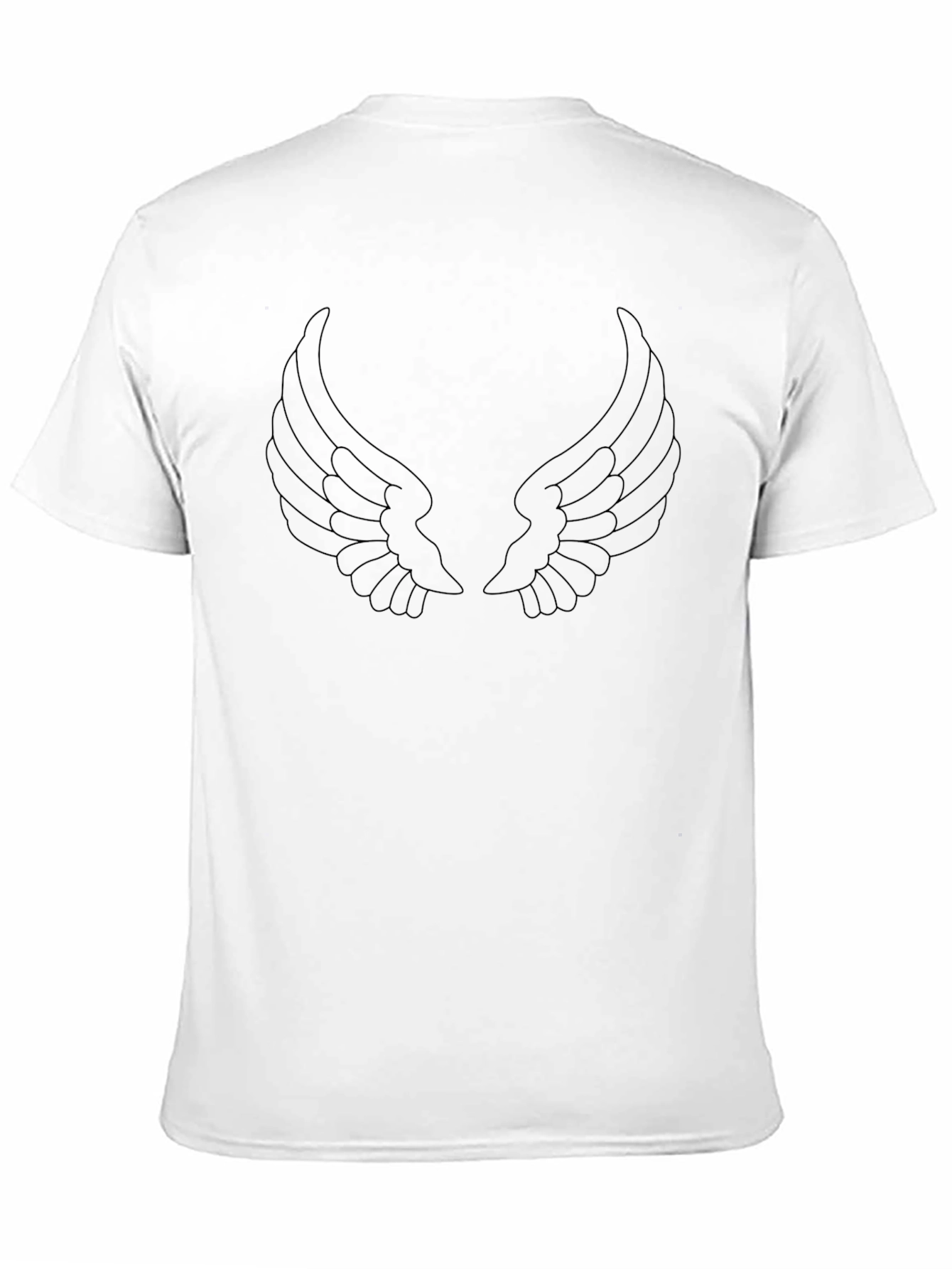 Wings Graphic Black T-Shirt