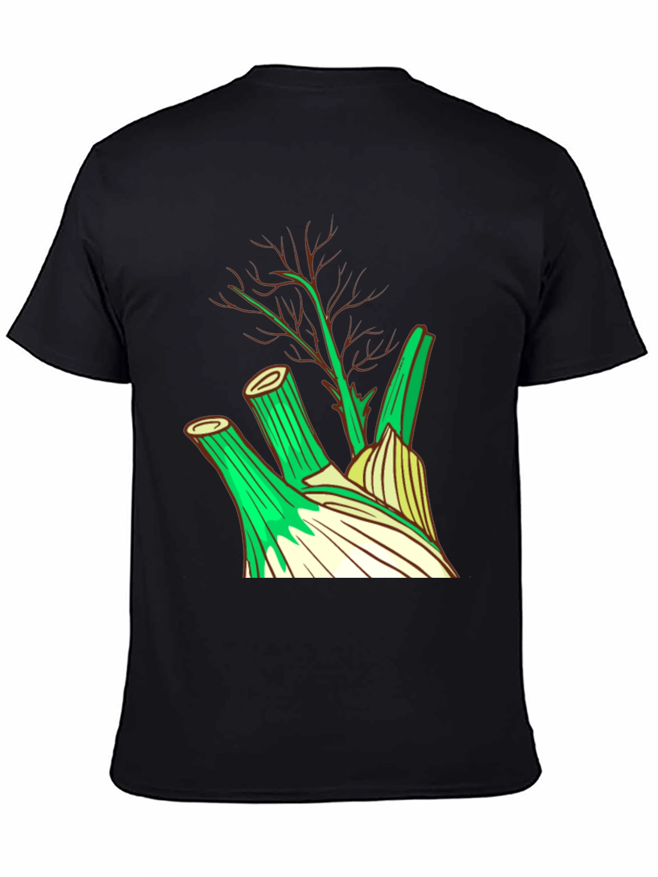 Fennel Graphic T-Shirt - Stylish Culinary Design