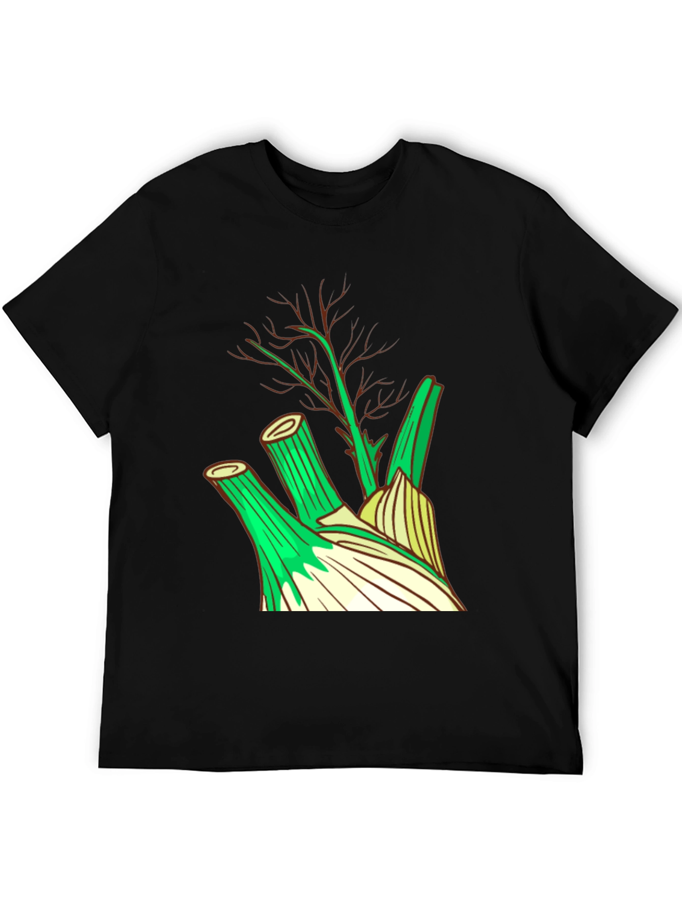 Fennel Graphic T-Shirt - Stylish Culinary Design