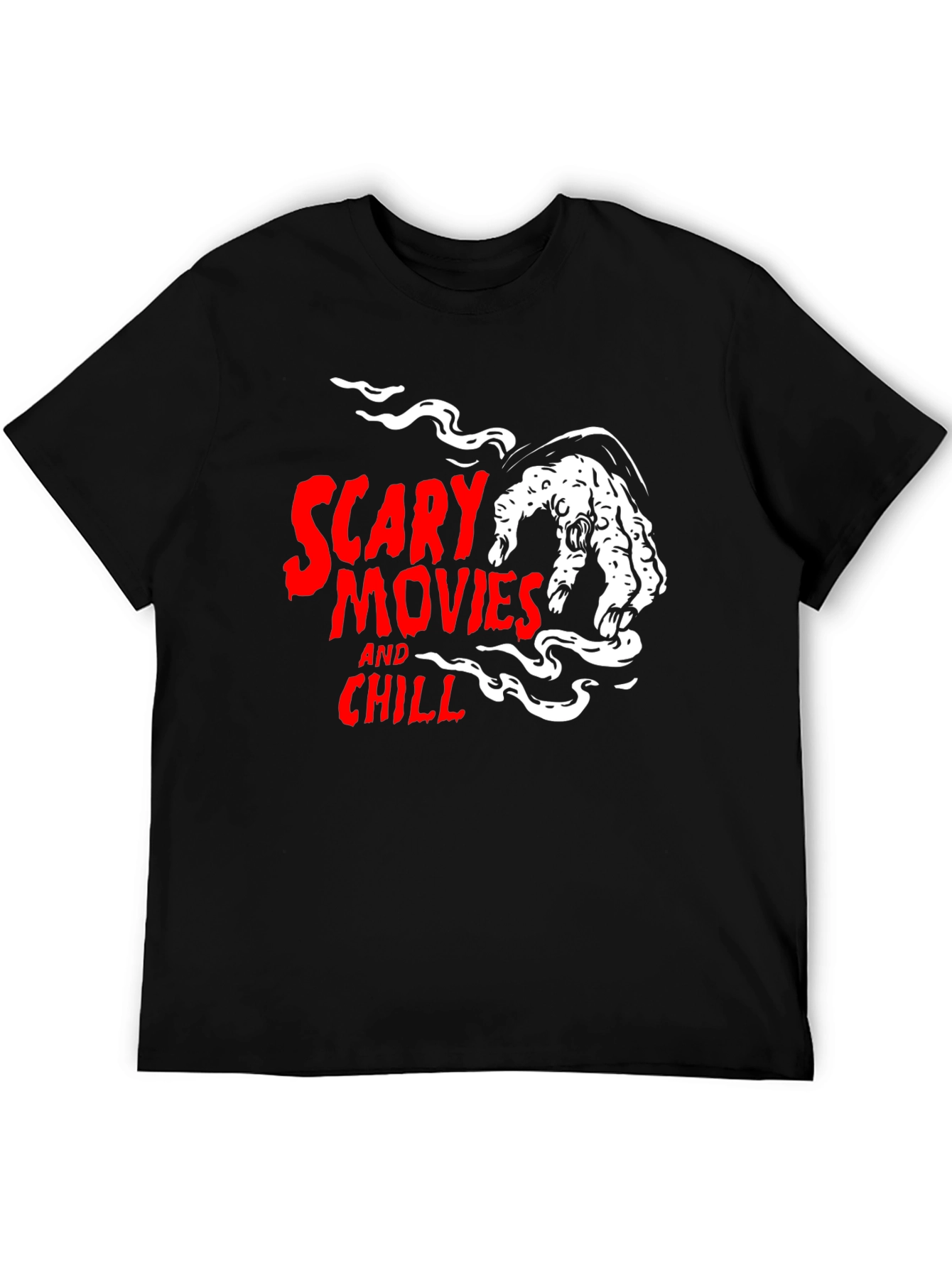 Scary Movies and Chill Graphic T-Shirt