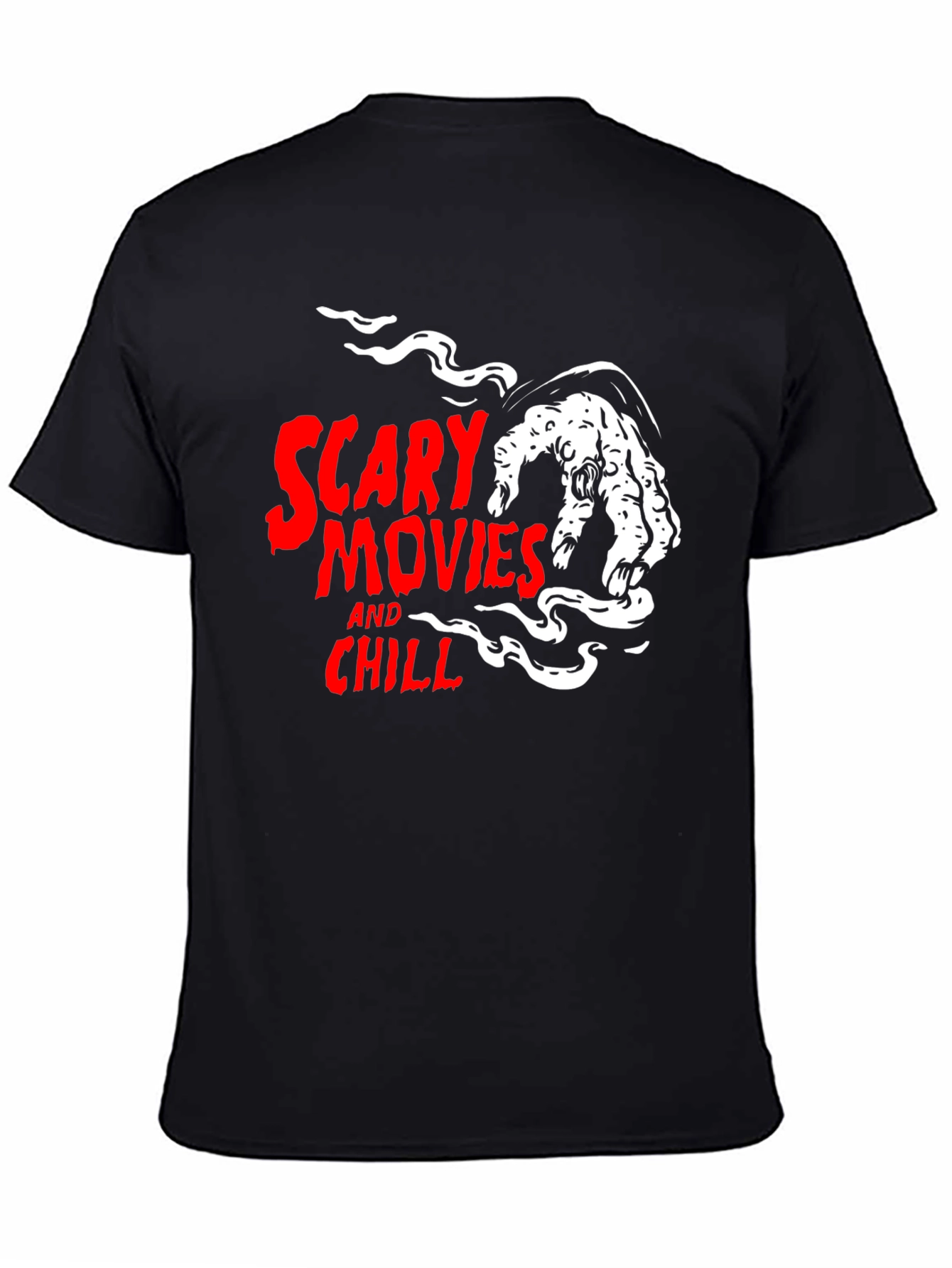 Scary Movies and Chill Graphic T-Shirt